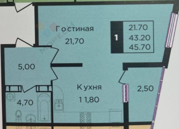 1-комн квартира им. Мачуги В.Н. ул, 166к1