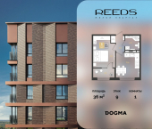 1-комн, 36 кв м, этаж 9/9 Конгрессная улица