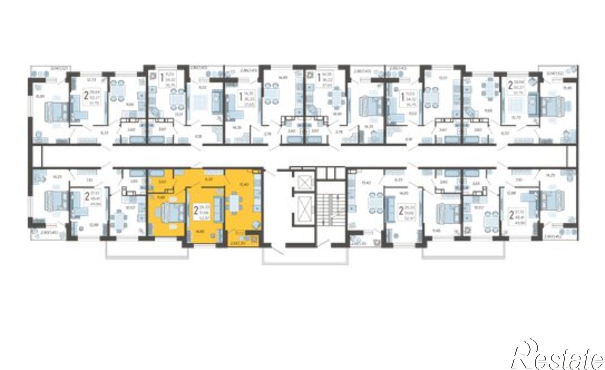 Купить квартиру за 6 612 400 рублей на ул Азовская, 1