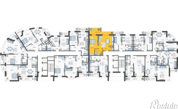 2-комн квартира Краснодар, жилой комплекс Зеленодар, улица Садовое Кольцо, 9