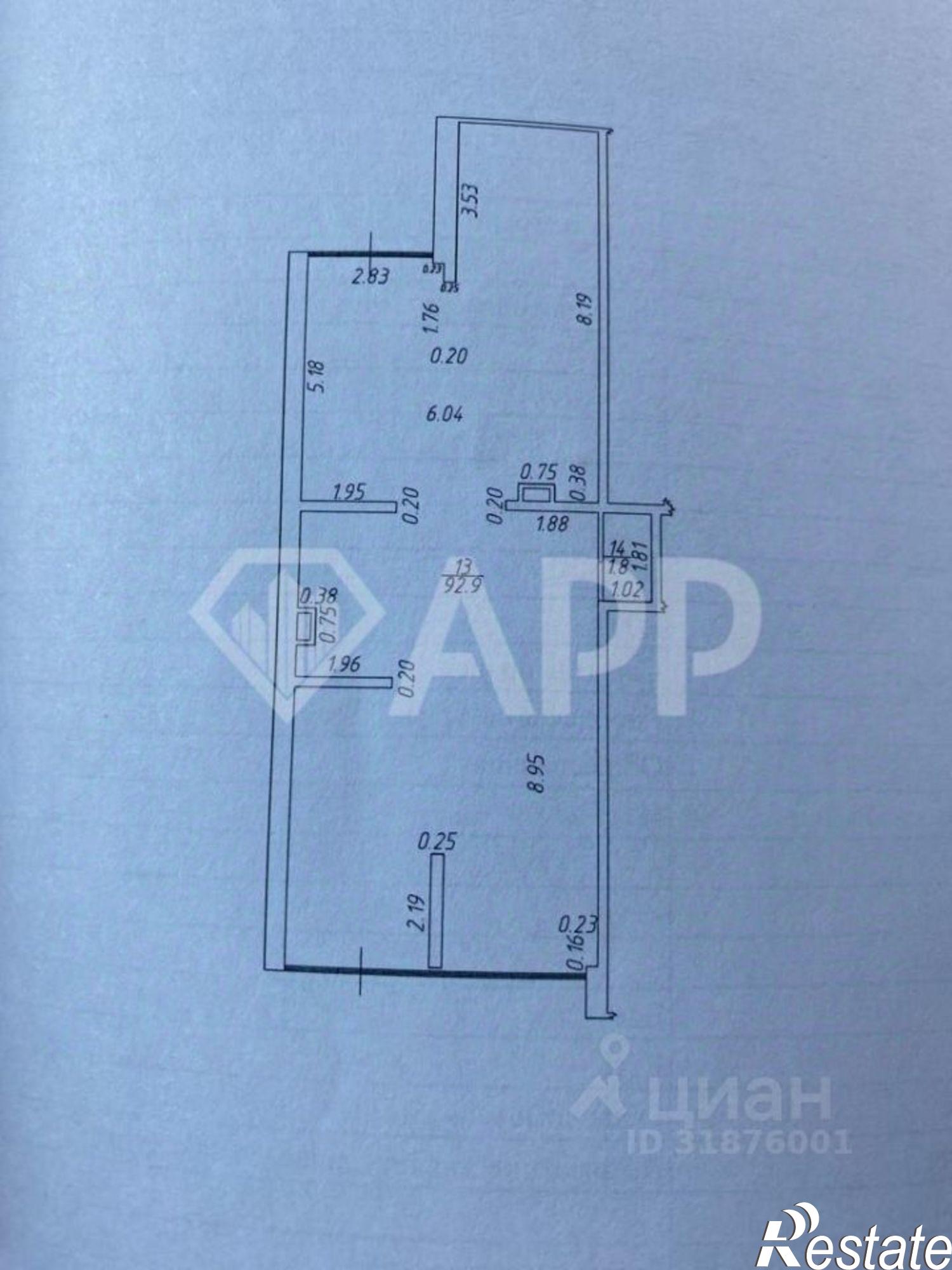 Купить торговое помещение за 22 830 100 рублей на Адмиралтейский бульвар, 3 к3