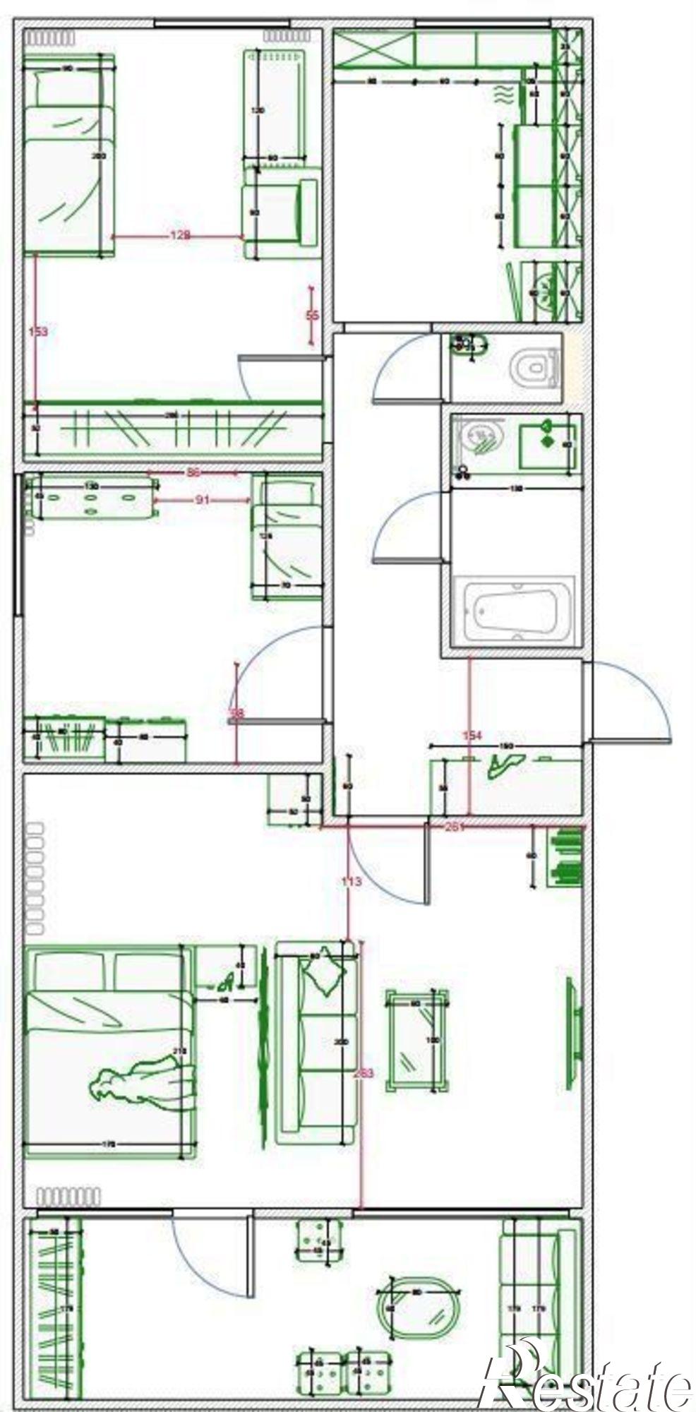 Купить квартиру за 9 500 000 рублей на Московская улица, 2/1