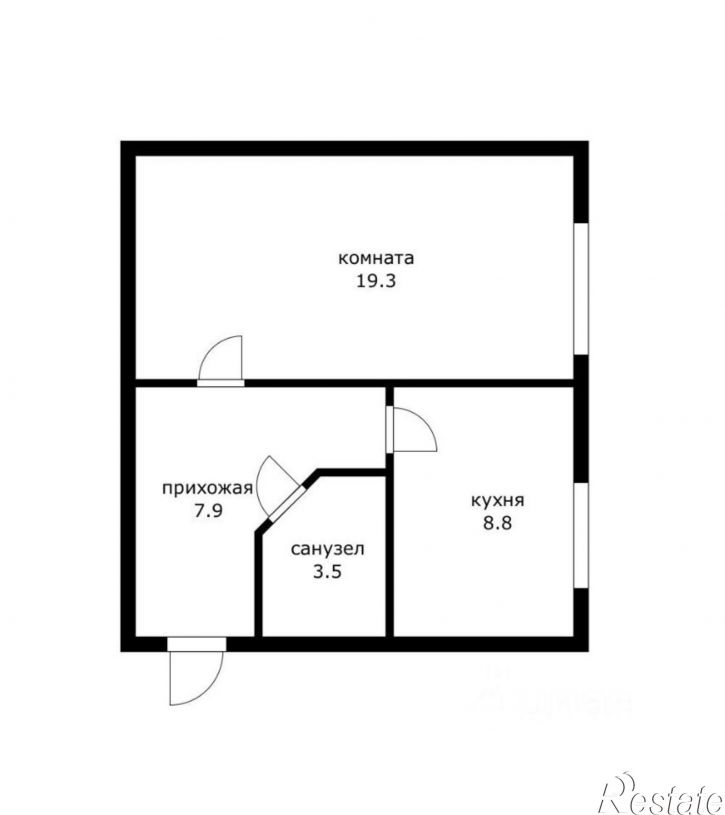 1-комн квартира Архангельская улица, 16,  д. 16