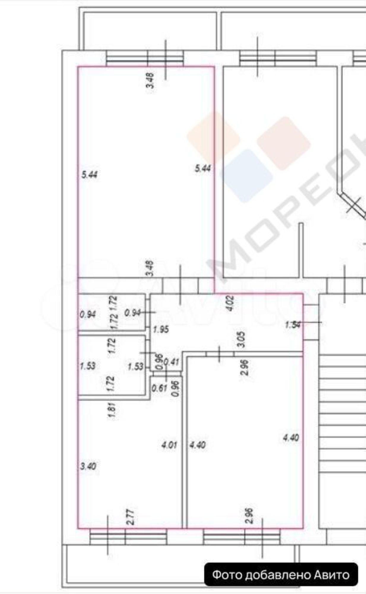 Купить квартиру за 3 000 000 рублей на Куликова Поля ул, 16