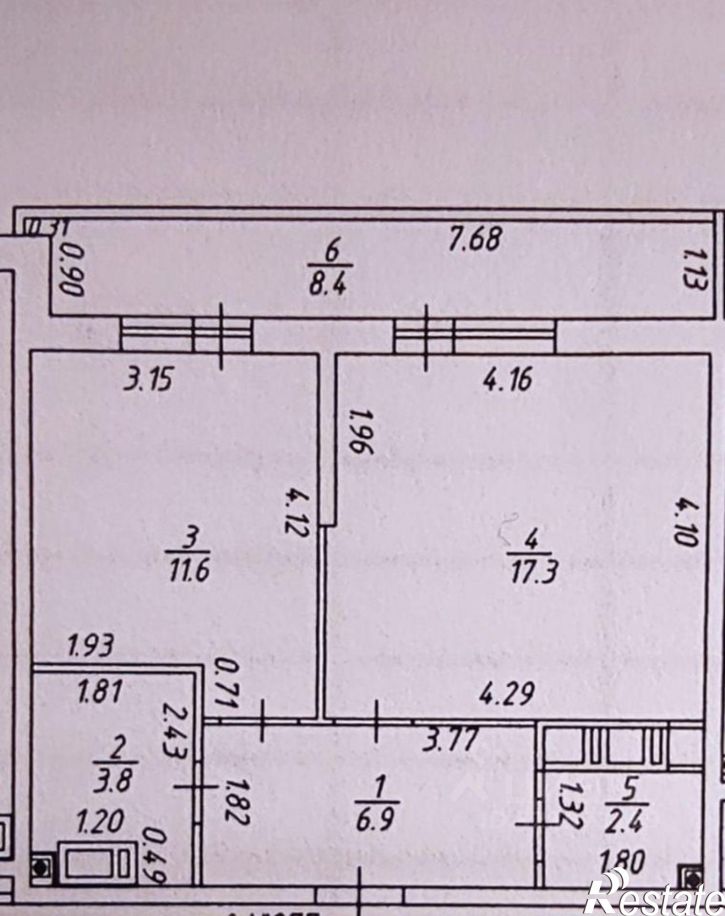 2-комн квартира улица Снесарева, 17/1 к2,  д. 17/1 к2