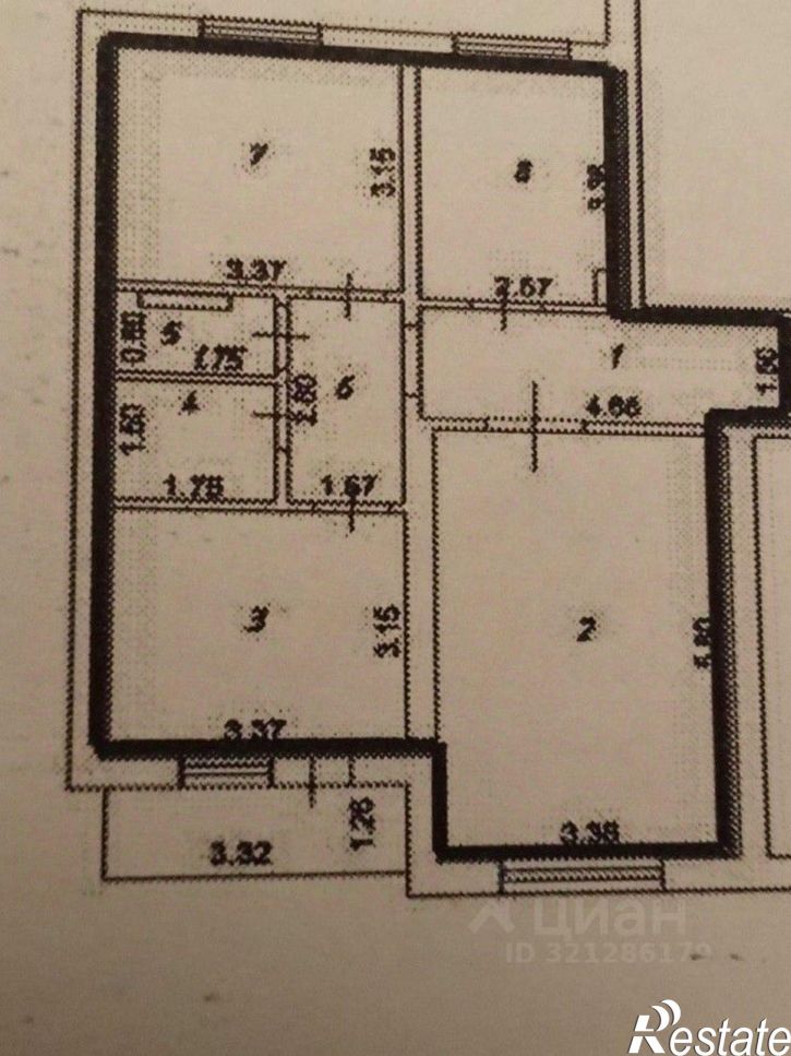 3-комн квартира проспект Чекистов, 23,  д. 23