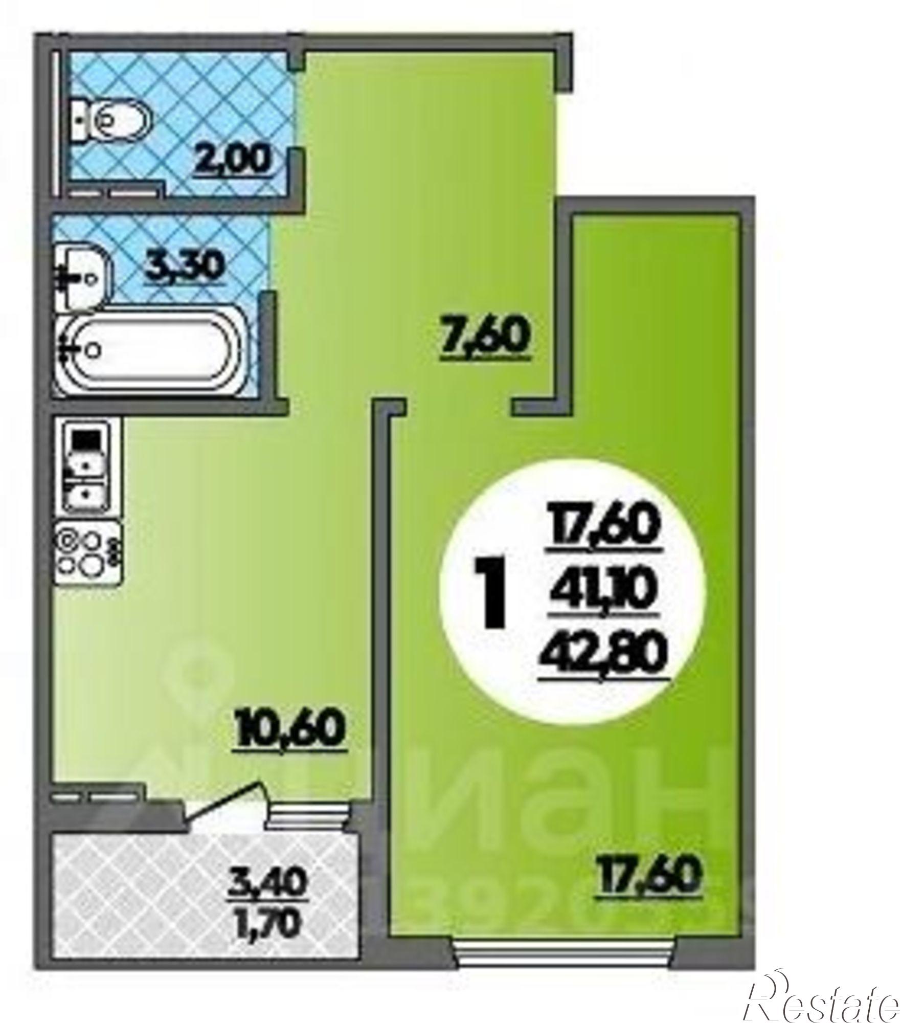 Купить квартиру за 8 140 560 рублей на улица Героя Владислава Посадского, 17