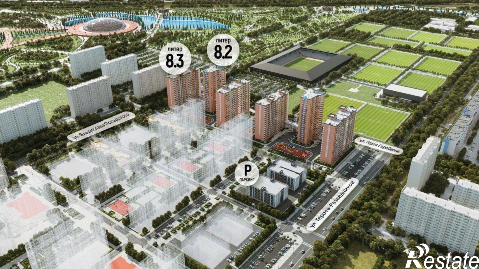 Купить квартиру за 8 140 560 рублей на улица Героя Владислава Посадского, 17