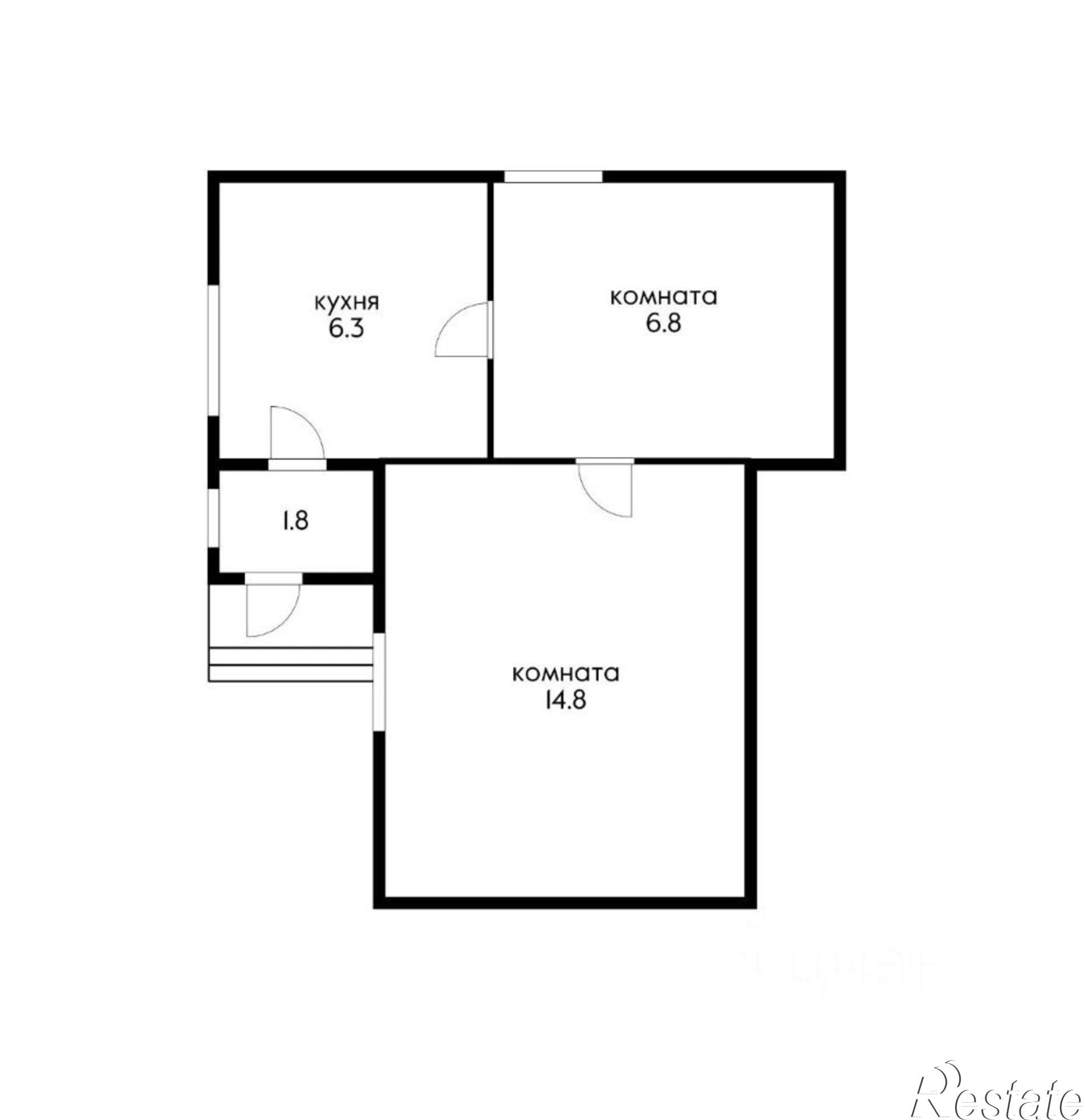 Купить квартиру за 3 260 000 рублей на Октябрьская улица, 70