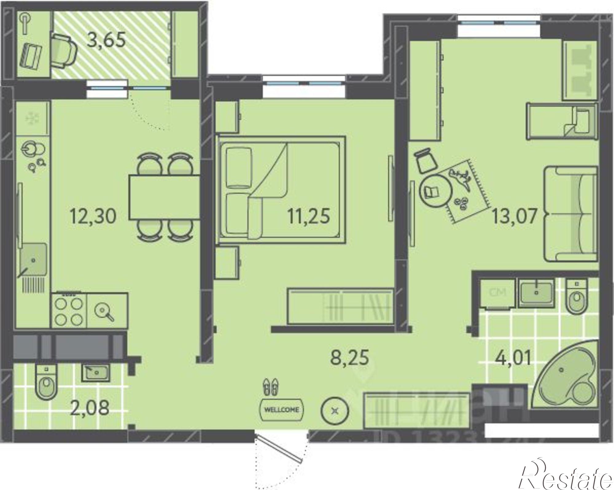 Купить квартиру за 8 210 760 рублей на ЖК Тёплые Края