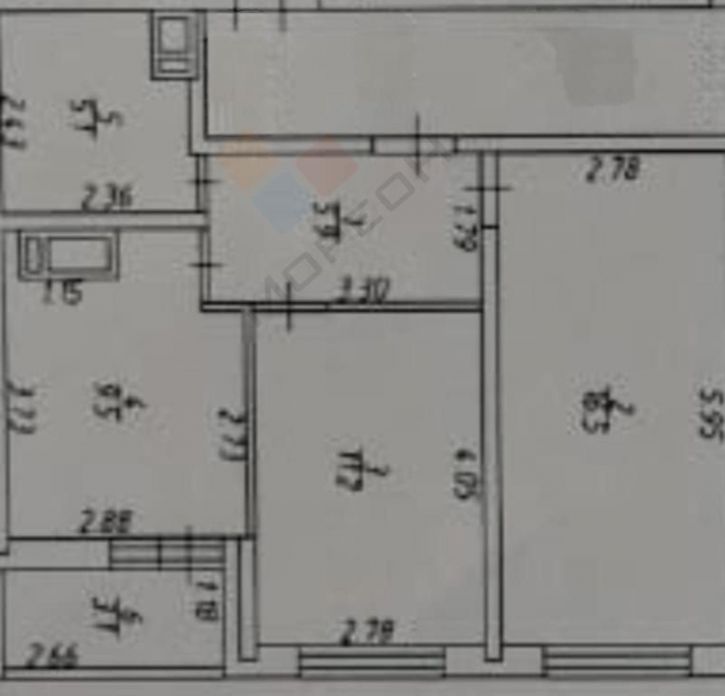 2-комн квартира им. Петра Метальникова ул, 36