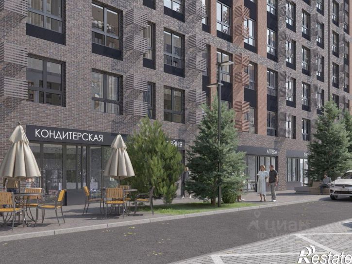 1-комн квартира в новом доме улица имени Генерала Брусилова, 5лит1.3,  д. 5лит1.3