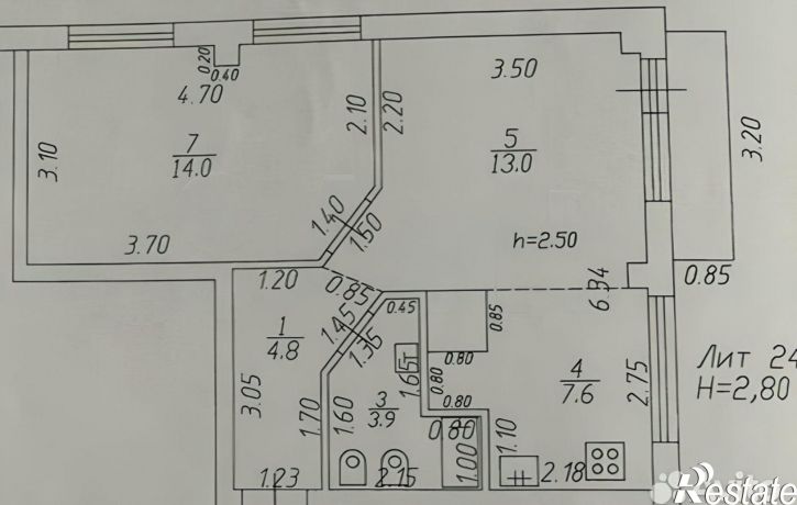 2-комн квартира ул им. Тургенева, 153,  д. 153