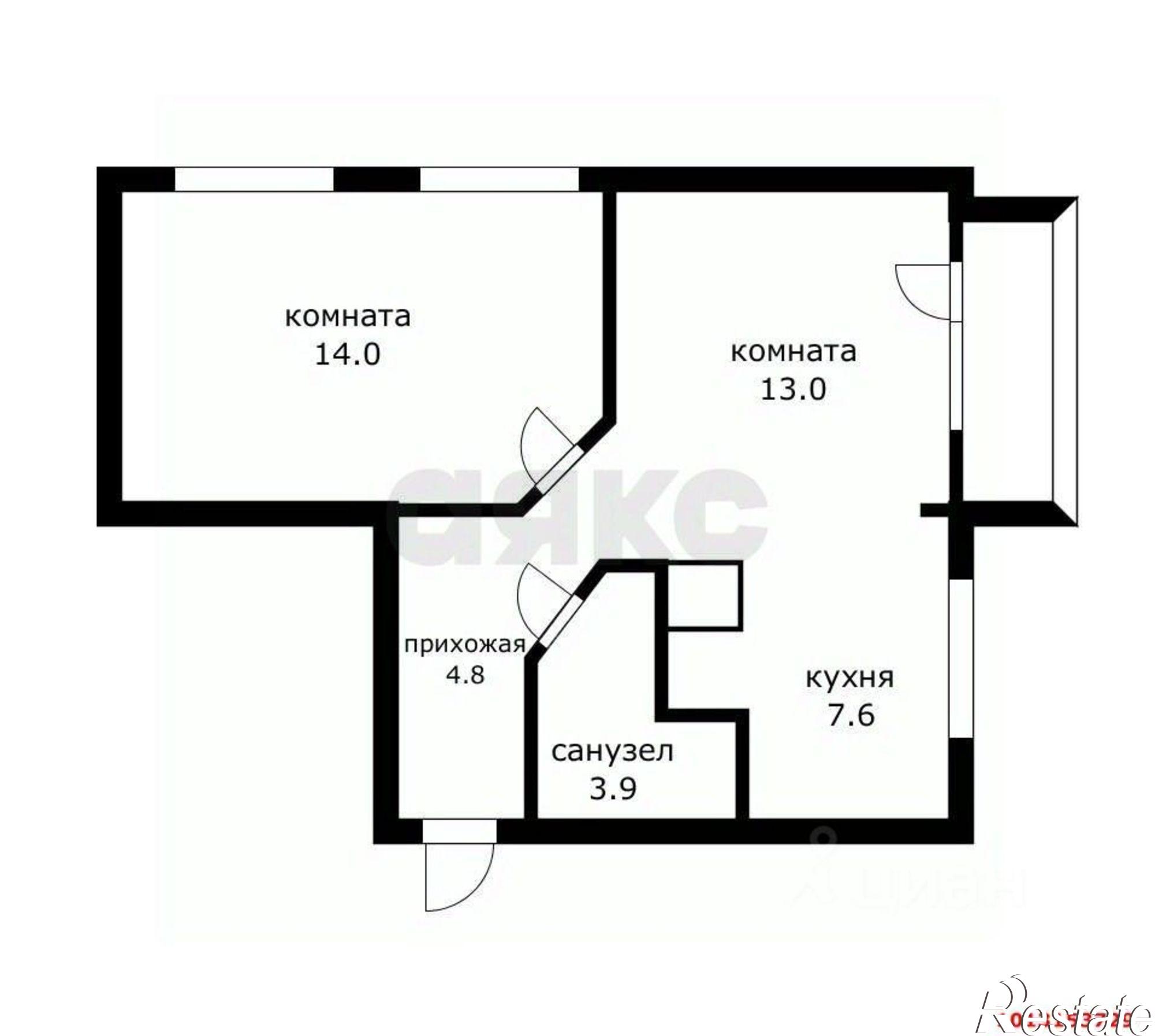 Купить квартиру за 4 420 000 рублей на улица Тургенева, 124