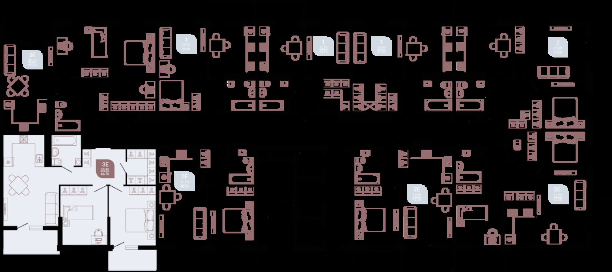 Купить квартиру за 7 843 840 рублей на Россия, Краснодар, шоссе Ближний Западный Обход, 2к3