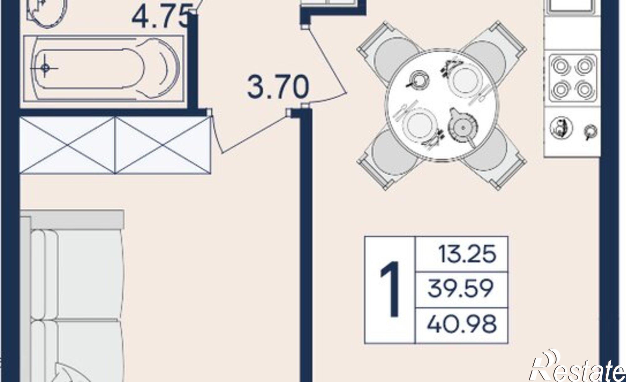 Купить квартиру за 7 868 160 рублей