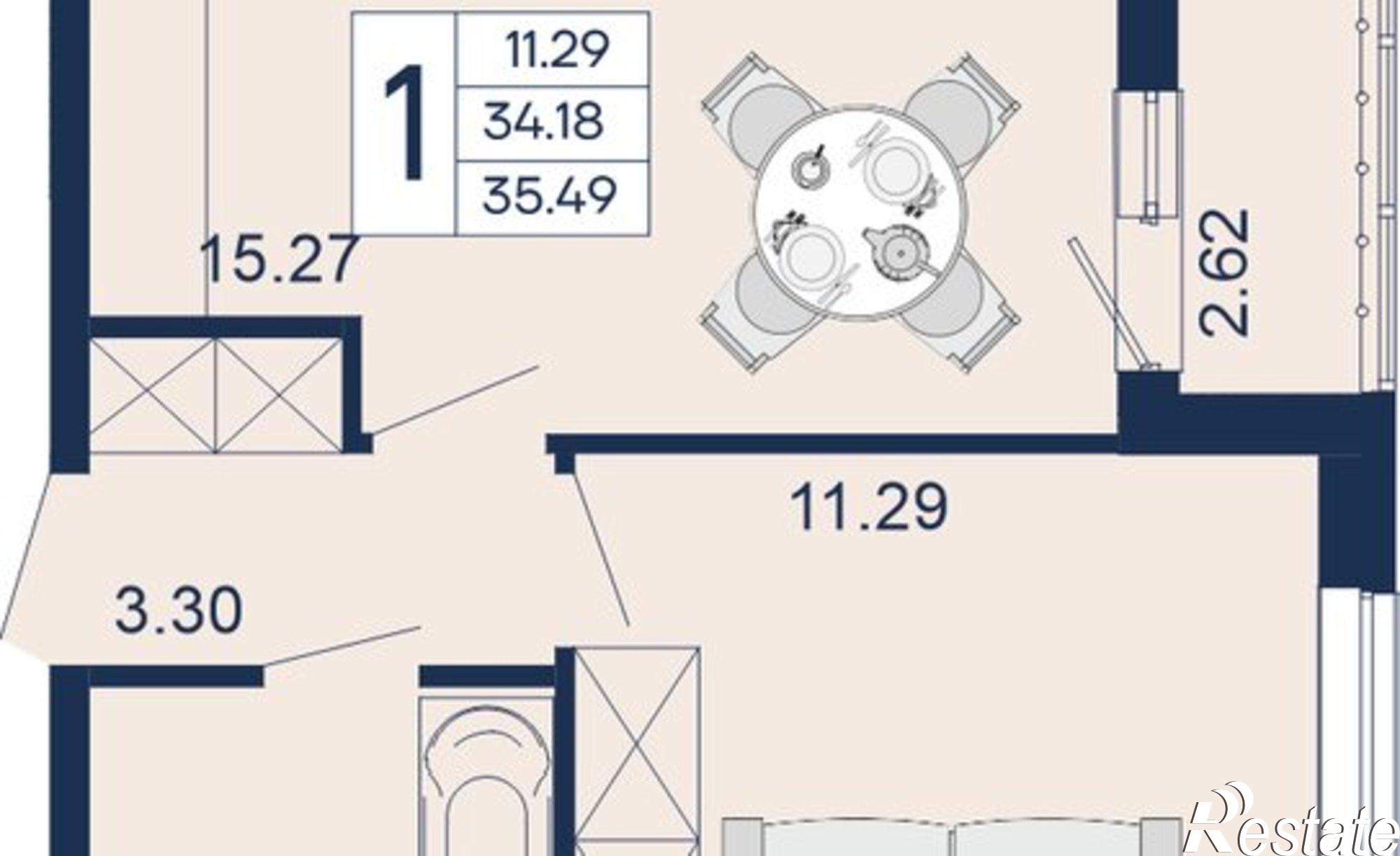 Купить квартиру за 6 814 080 рублей