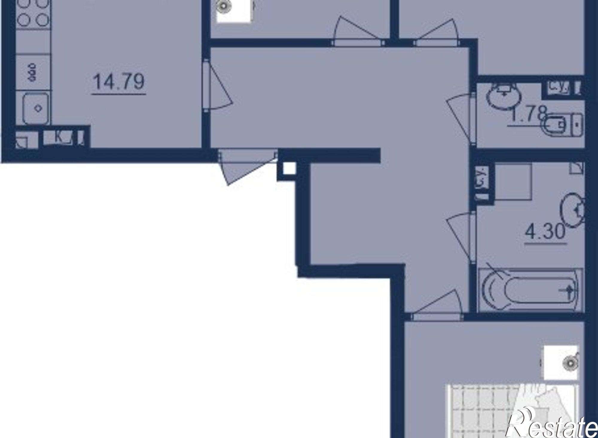 Купить квартиру за 11 908 400 рублей