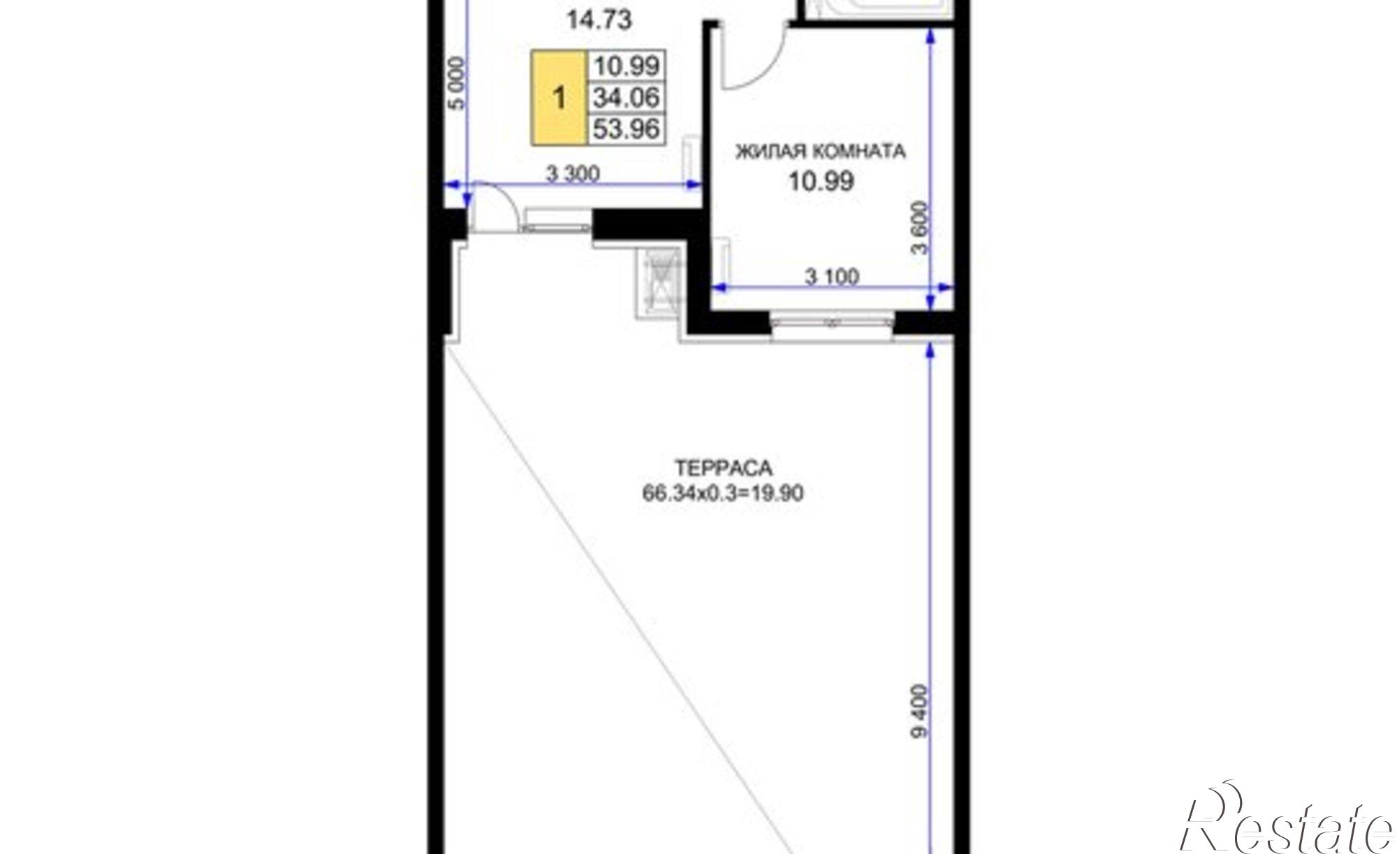 Купить квартиру за 14 569 200 рублей на Новая улица, 76