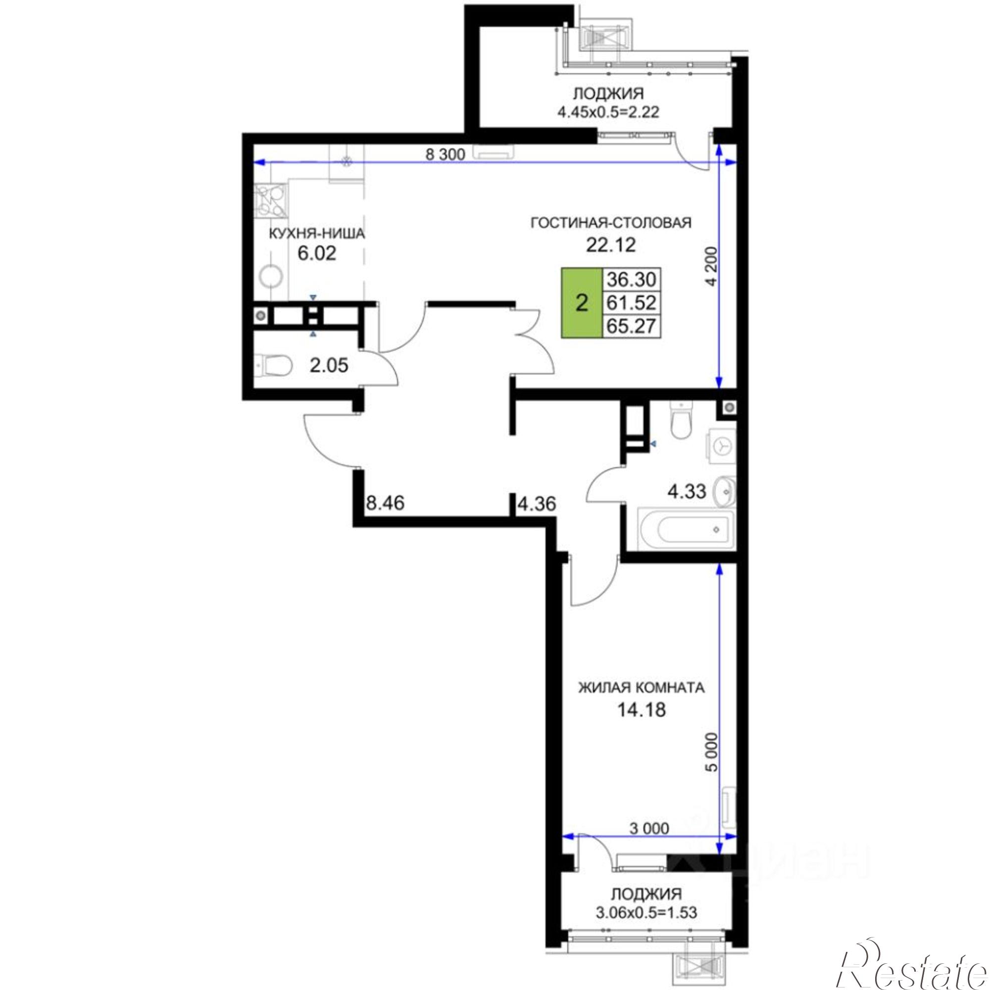 Купить квартиру за 17 182 300 рублей на Новая улица, 76