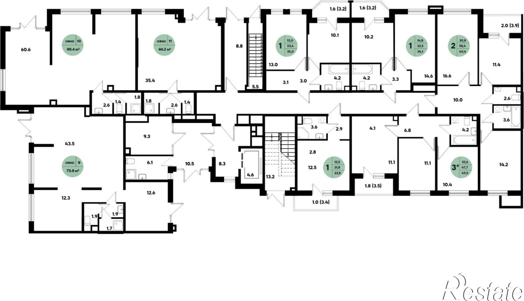 Купить квартиру за 10 638 000 рублей на улица имени Генерала Корнилова, 18 к1