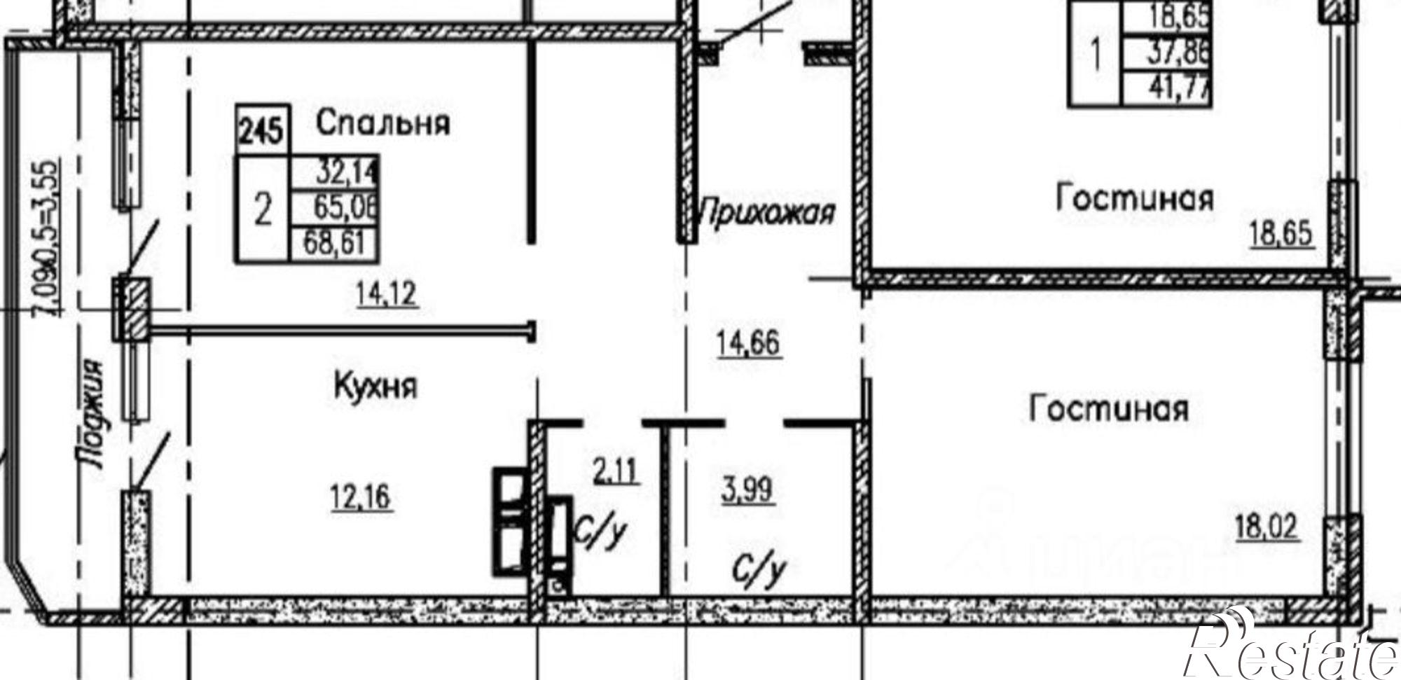 Купить квартиру за 8 500 000 рублей на ул Понтийская, 25