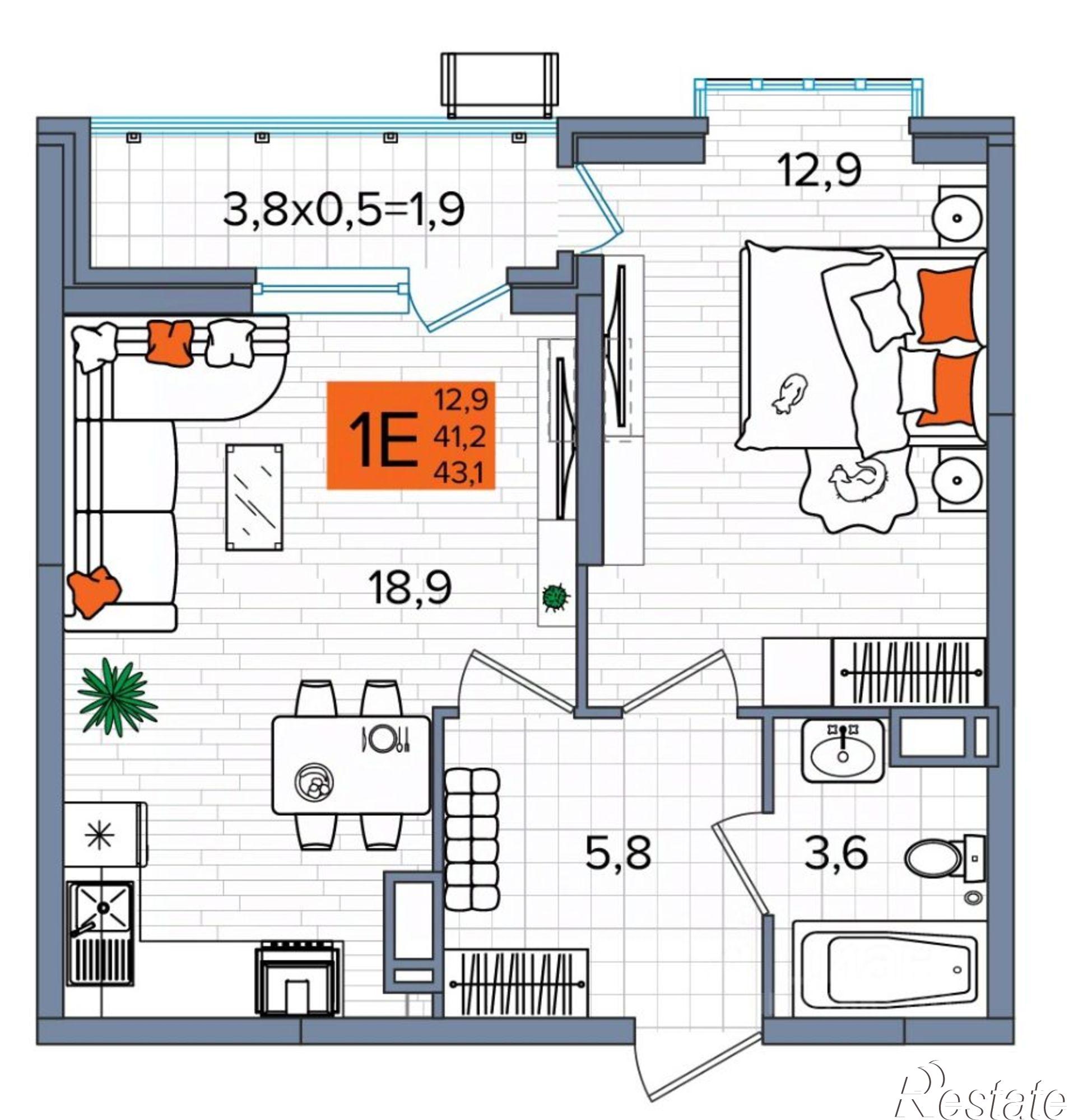 Купить квартиру за 10 343 600 рублей на улица имени Константина Гондаря, 98 к1