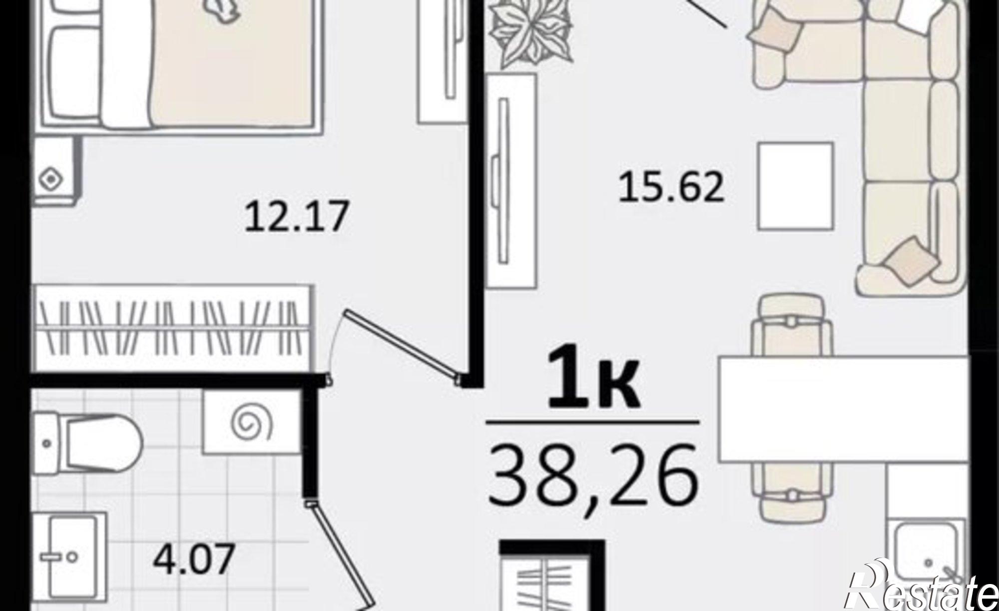 Купить квартиру за 8 382 230 рублей на ул Сормовская, 1/3 1