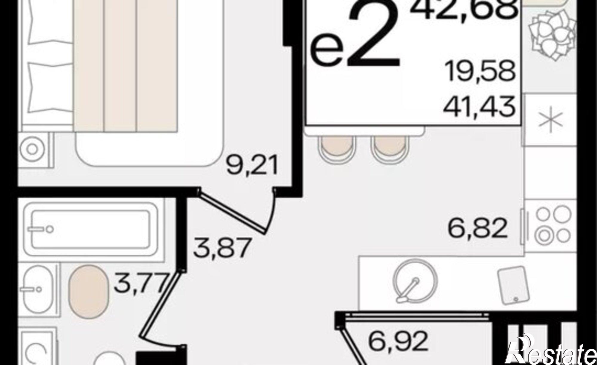 Купить квартиру за 9 346 830 рублей на ул Сормовская, 1/3 1
