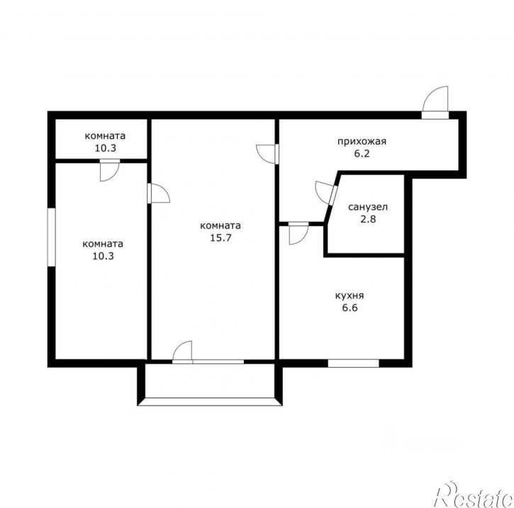 2-комн квартира ул Ставропольская, 123/2,  д. 123/2