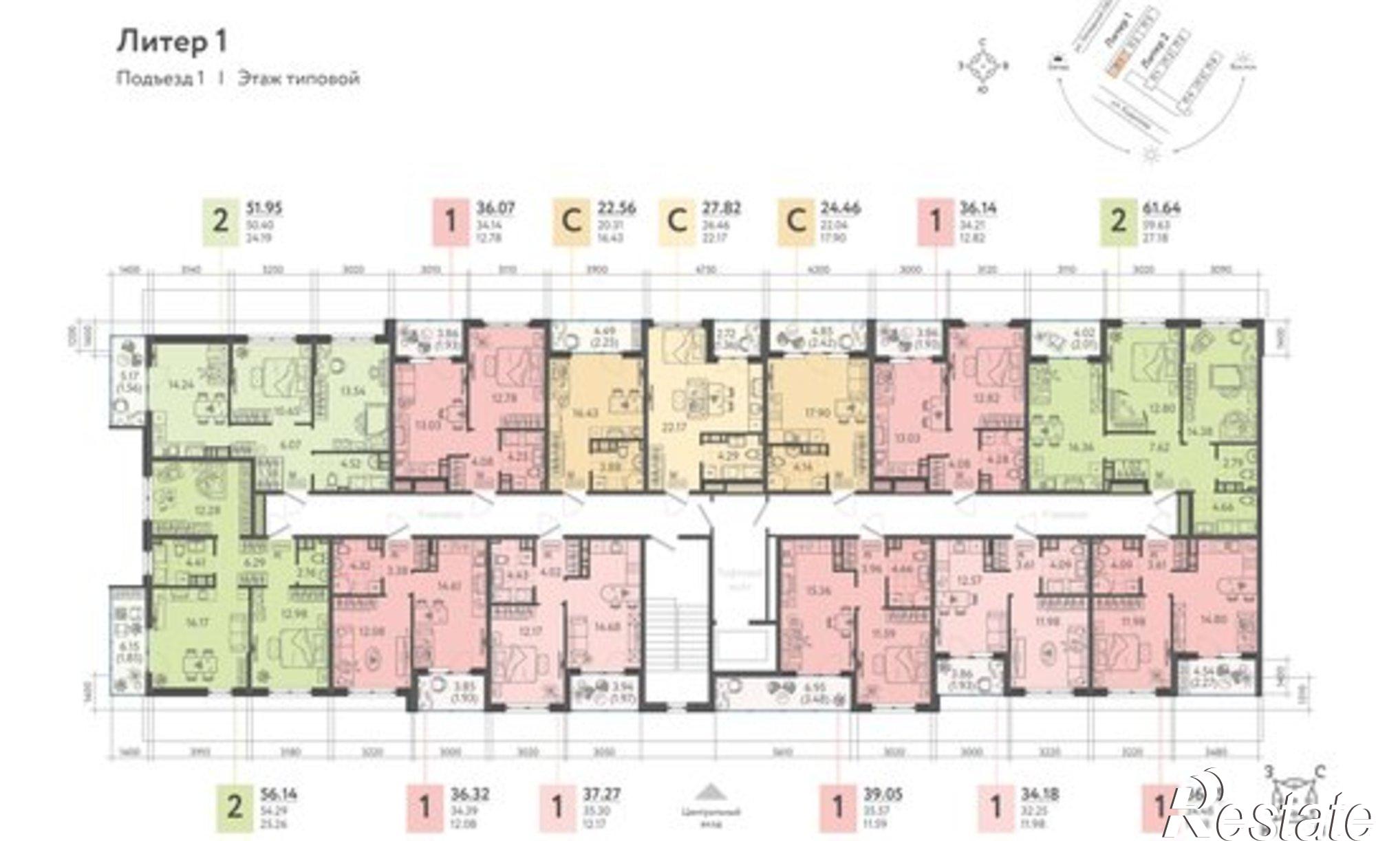 Купить квартиру за 5 854 800 рублей на ул Западный Обход, 44