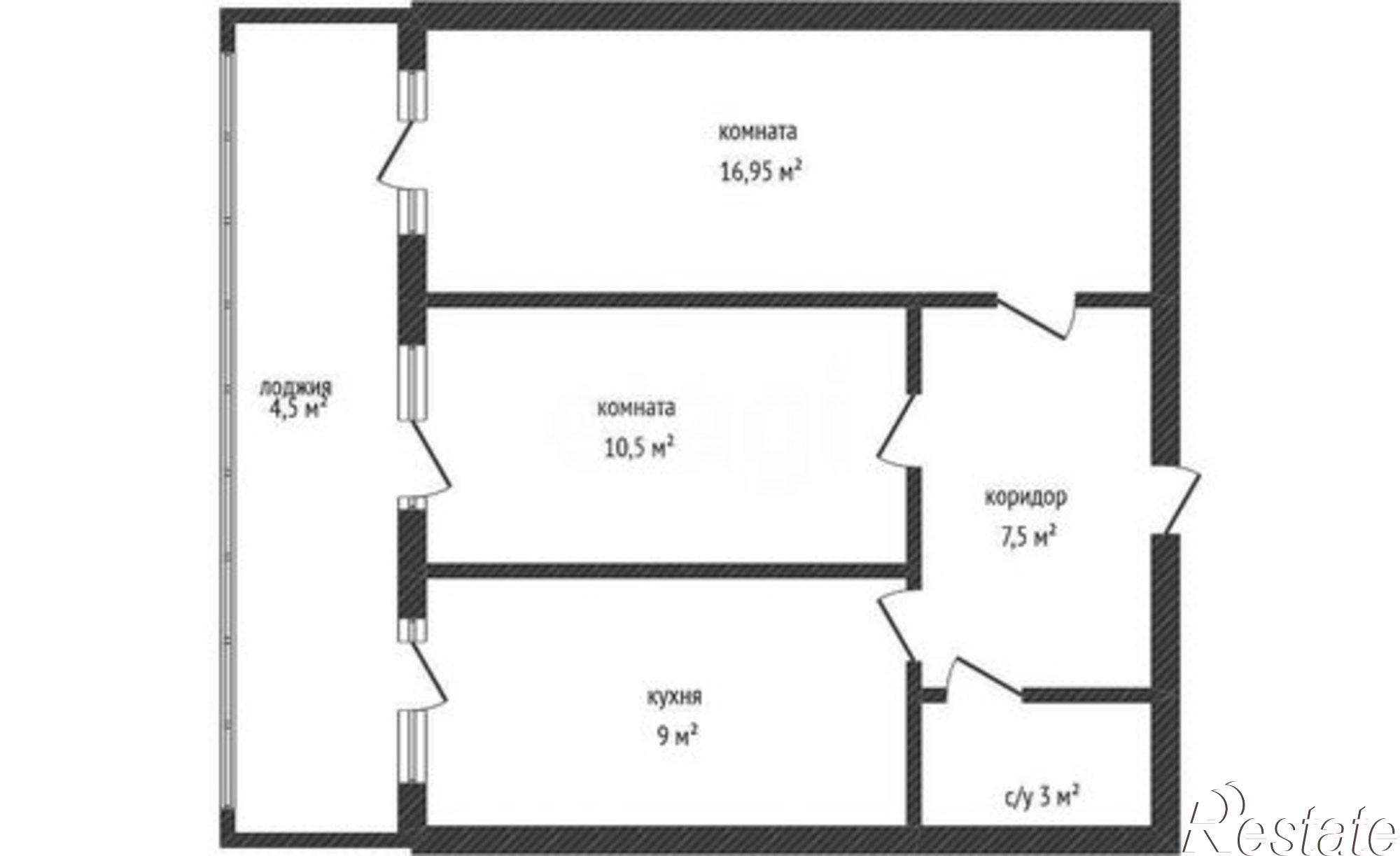Купить квартиру за 6 150 000 рублей на улица Цезаря Куникова, 18 к2