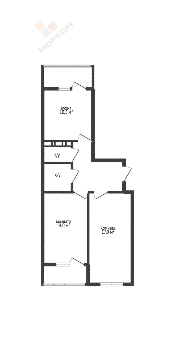 2-комн квартира Дальняя ул, 30/1