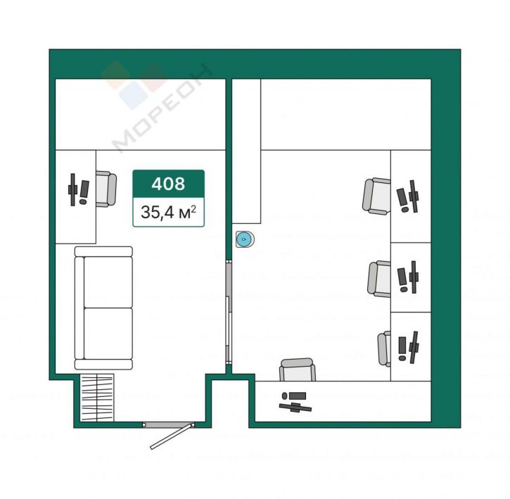 Офис Красноармейская ул, 68