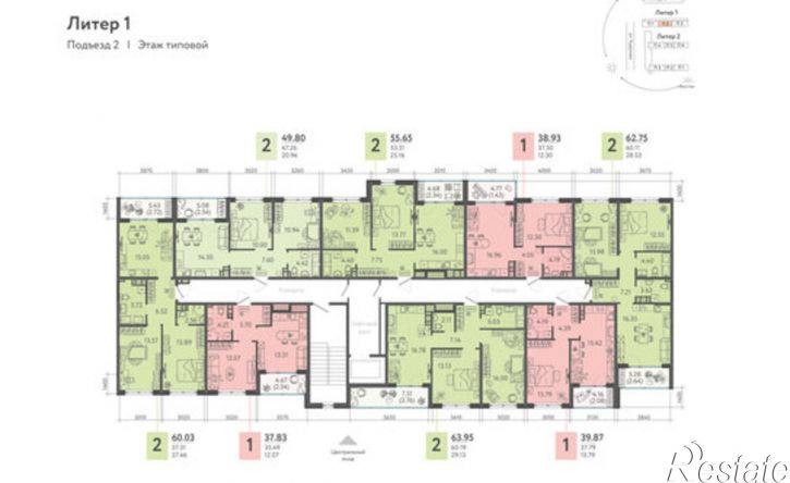 1-комн квартира ул Западный Обход, 44,  д. 44