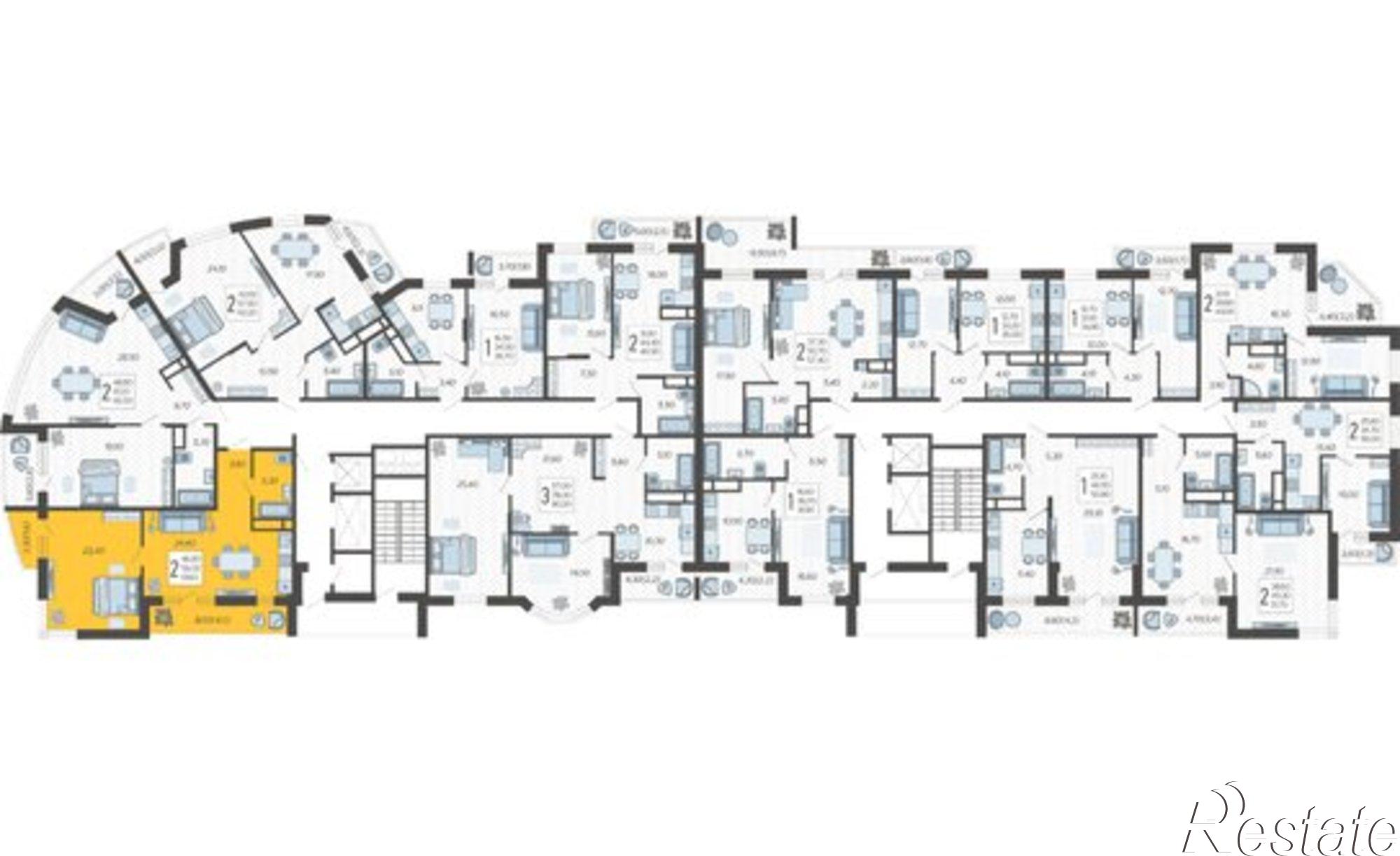 Купить квартиру за 7 309 800 рублей на улица Садовое Кольцо, 9