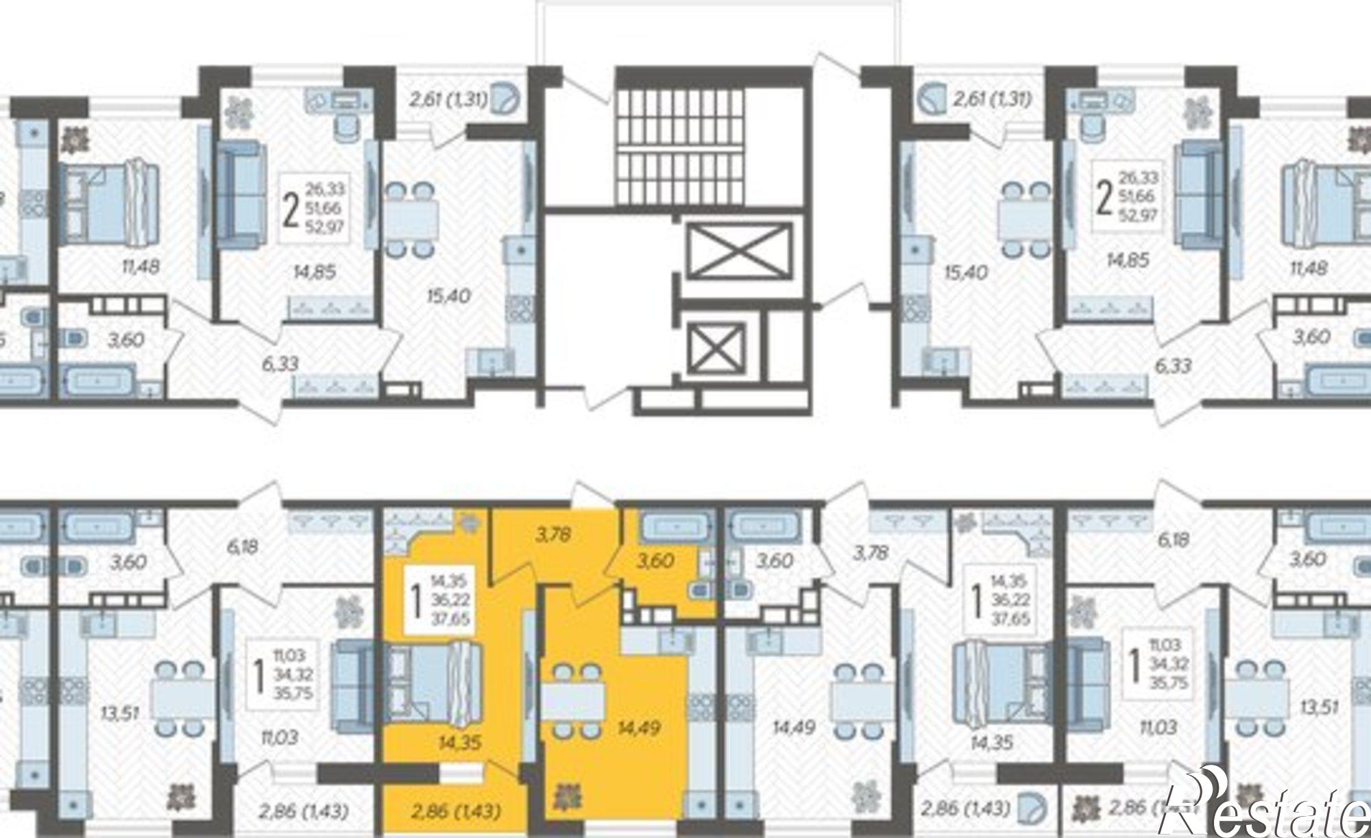 Купить квартиру за 5 839 520 рублей на ул Дальневосточная, 14