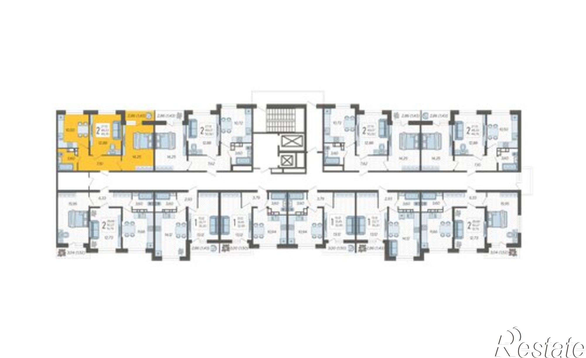 Купить квартиру за 6 419 040 рублей на улица им. Владимира Жириновского, 1 к10