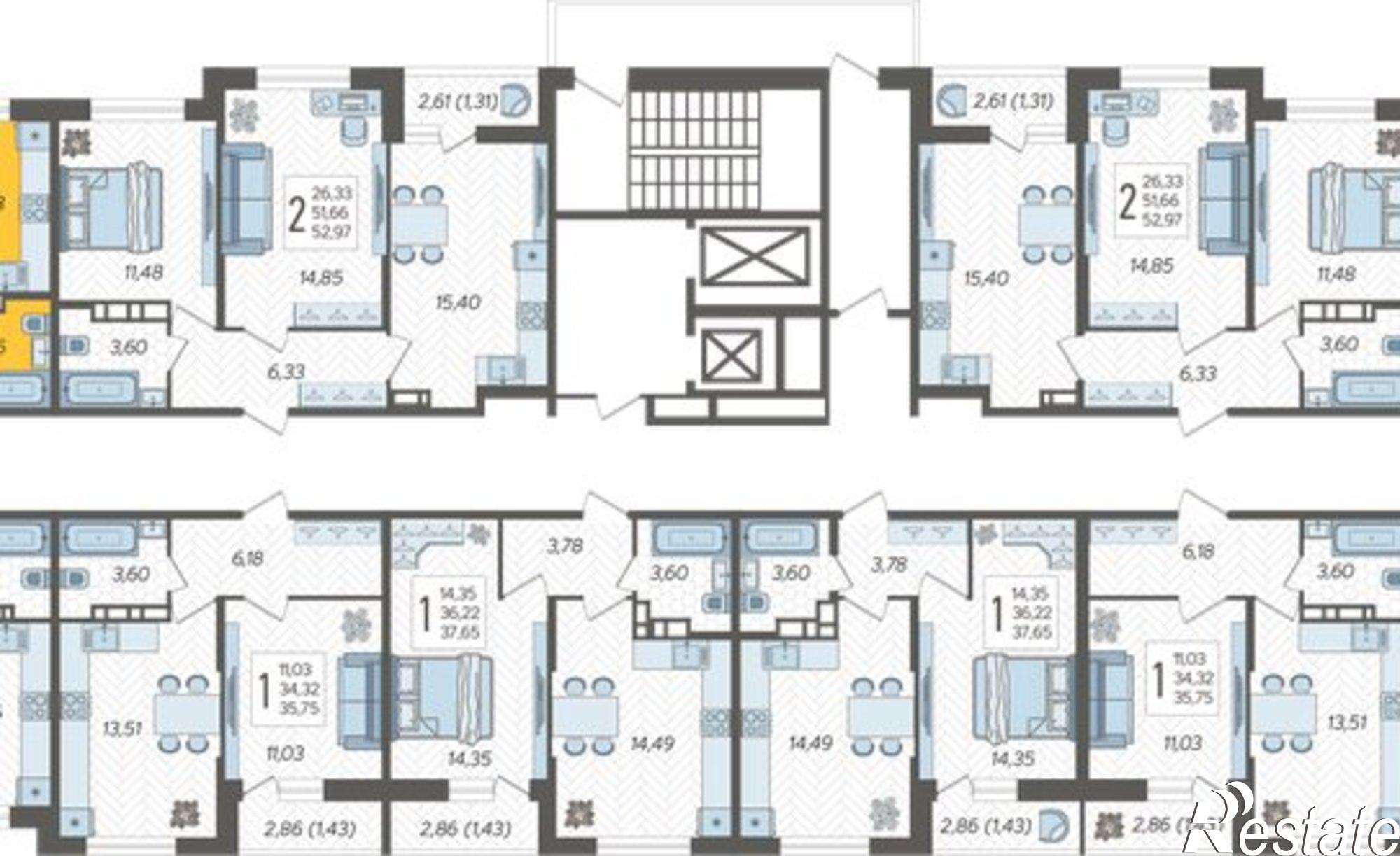 Купить квартиру за 6 456 870 рублей на ул Дальневосточная, 14