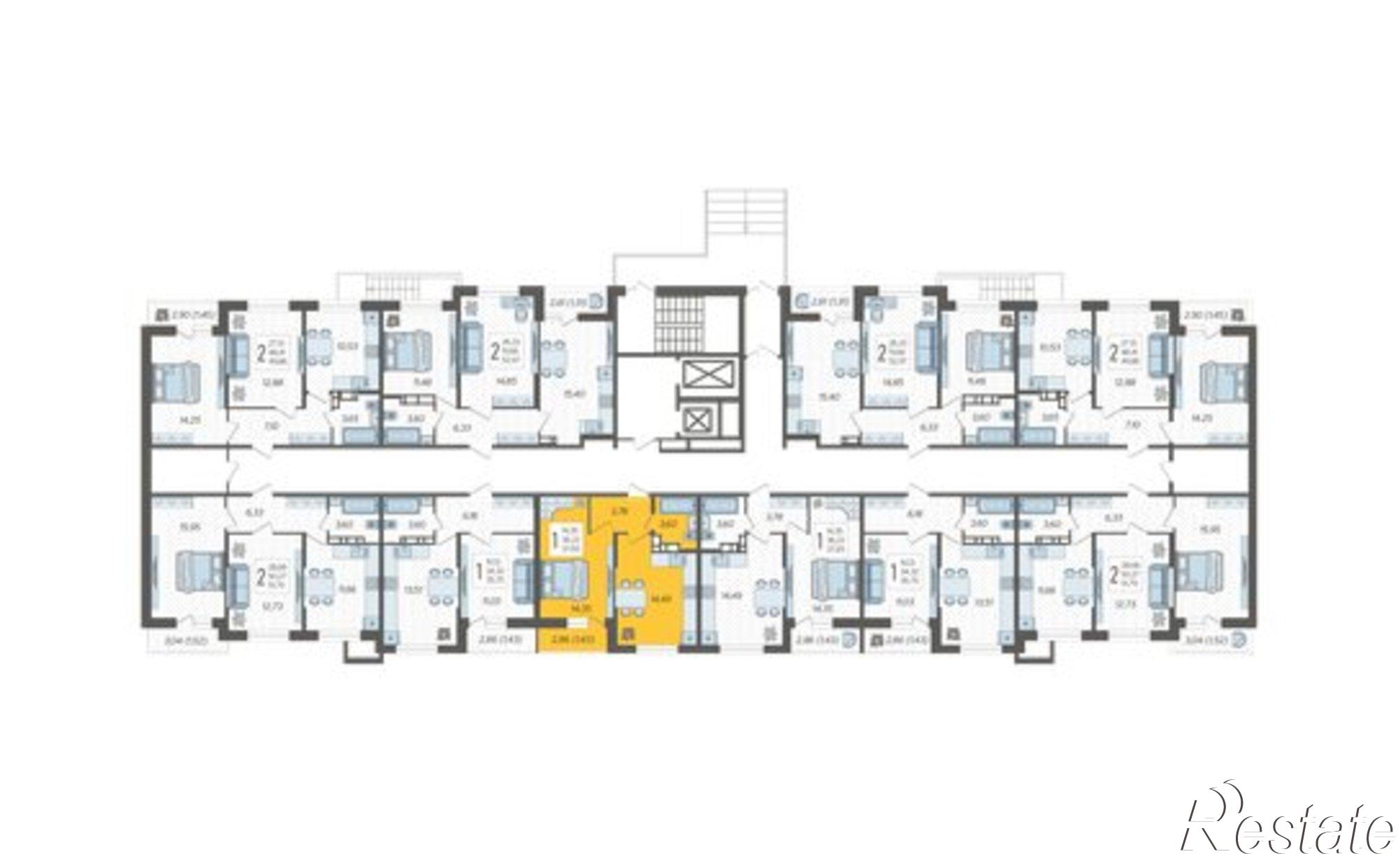 Купить квартиру за 5 764 220 рублей на ул Дальневосточная, 14