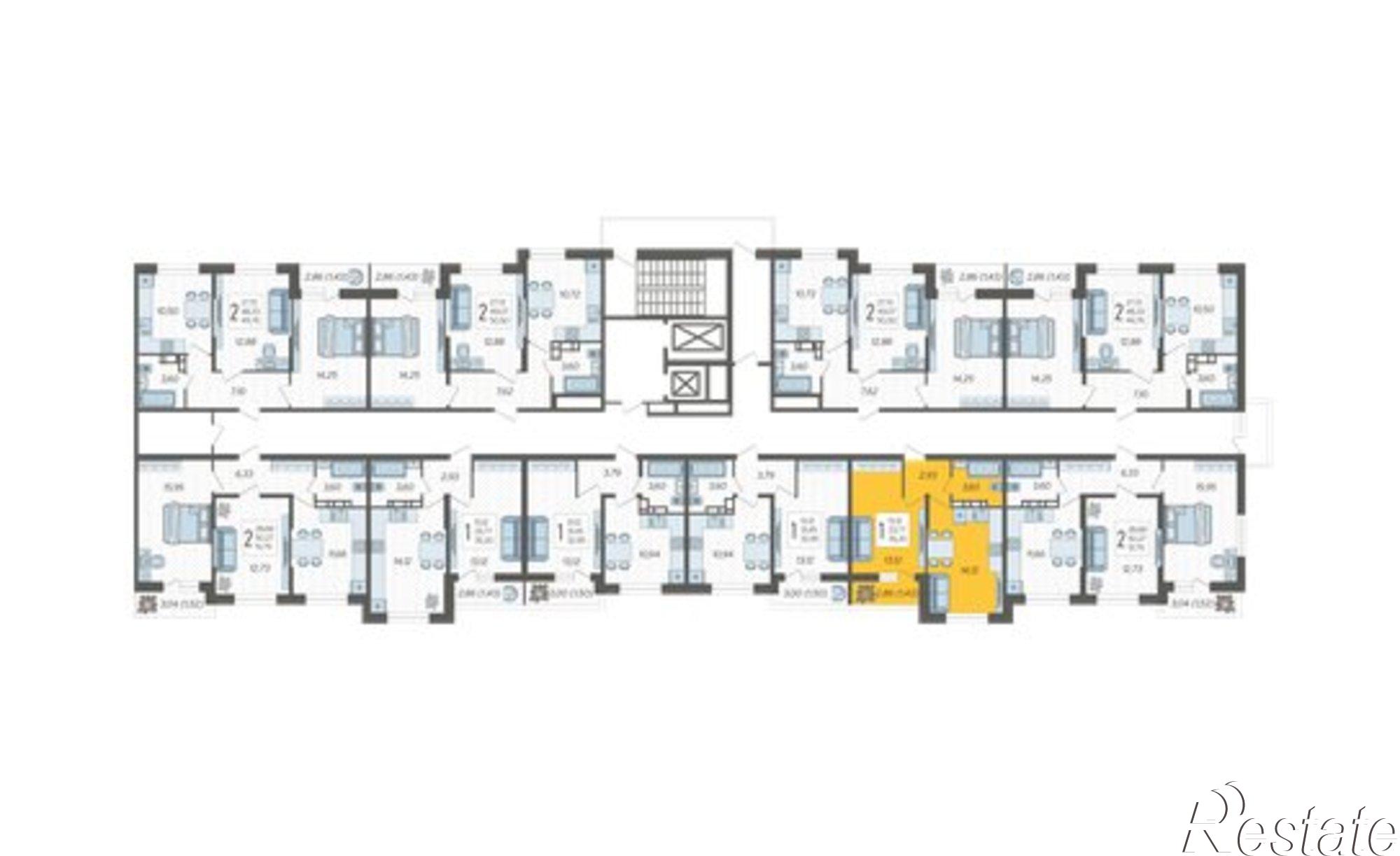 Купить квартиру за 5 297 600 рублей на улица им. Владимира Жириновского, 1 к10