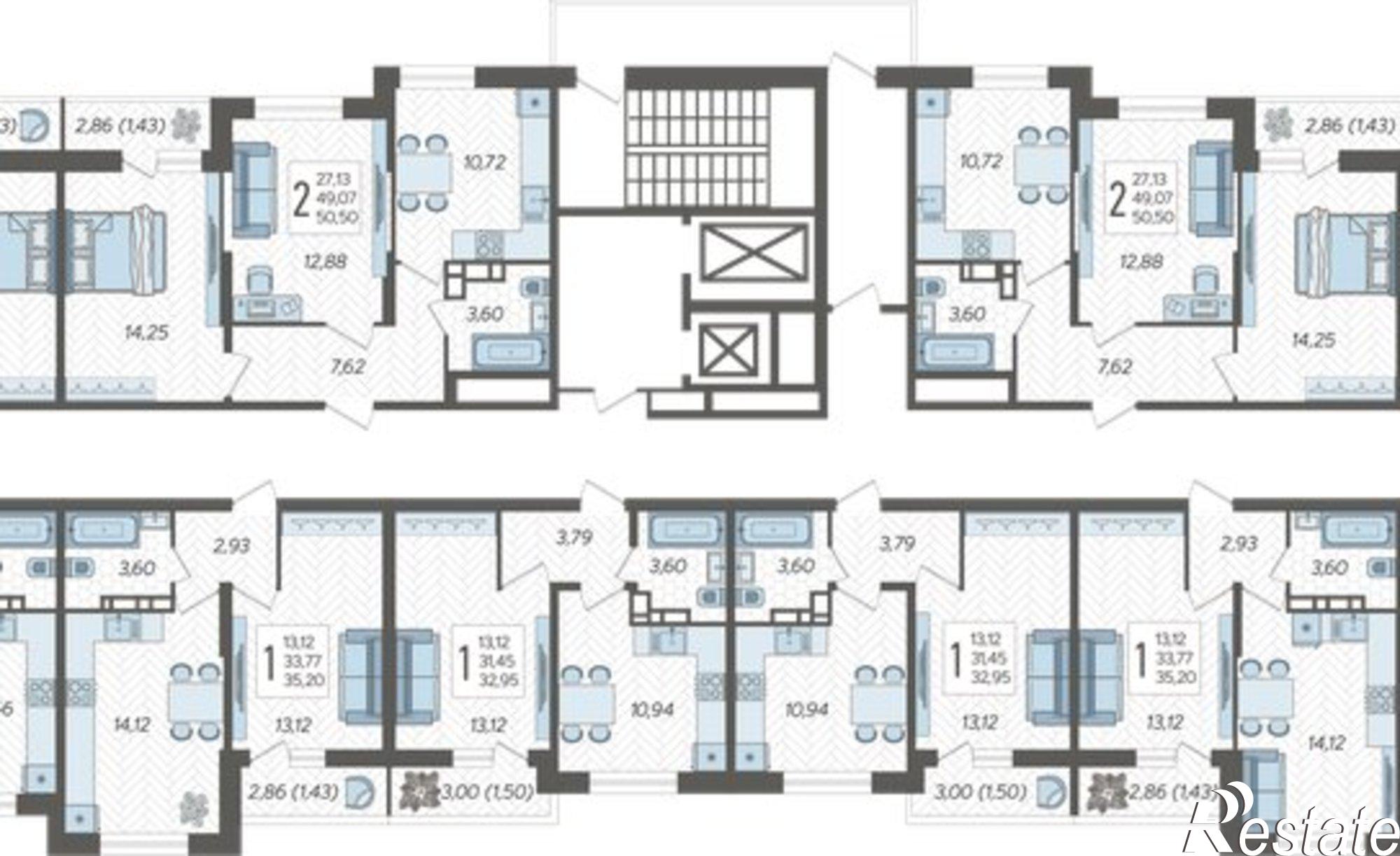 Купить квартиру за 6 784 490 рублей на улица им. Владимира Жириновского, 1 к10
