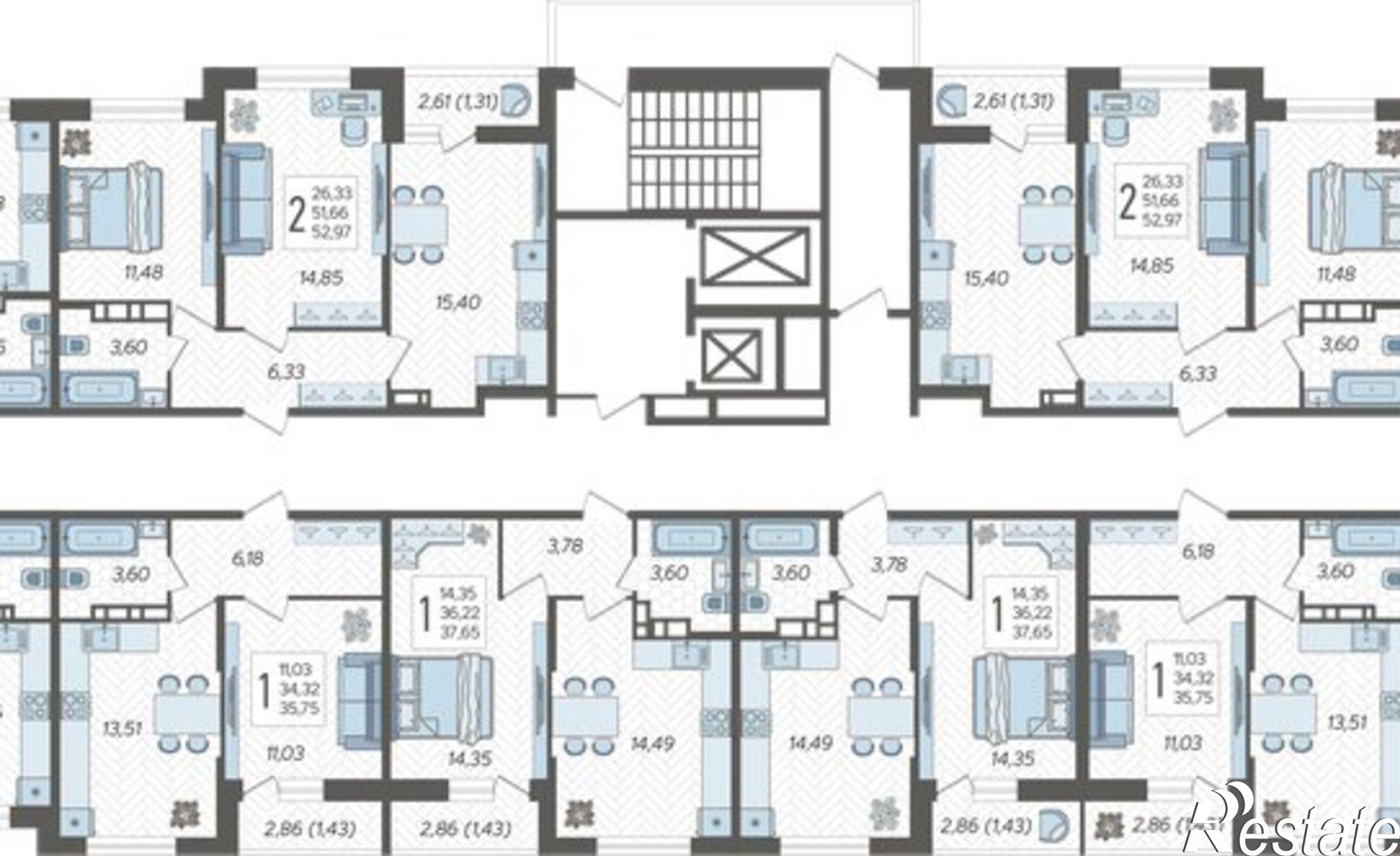 Купить квартиру за 6 706 800 рублей на ул Дальневосточная, 14
