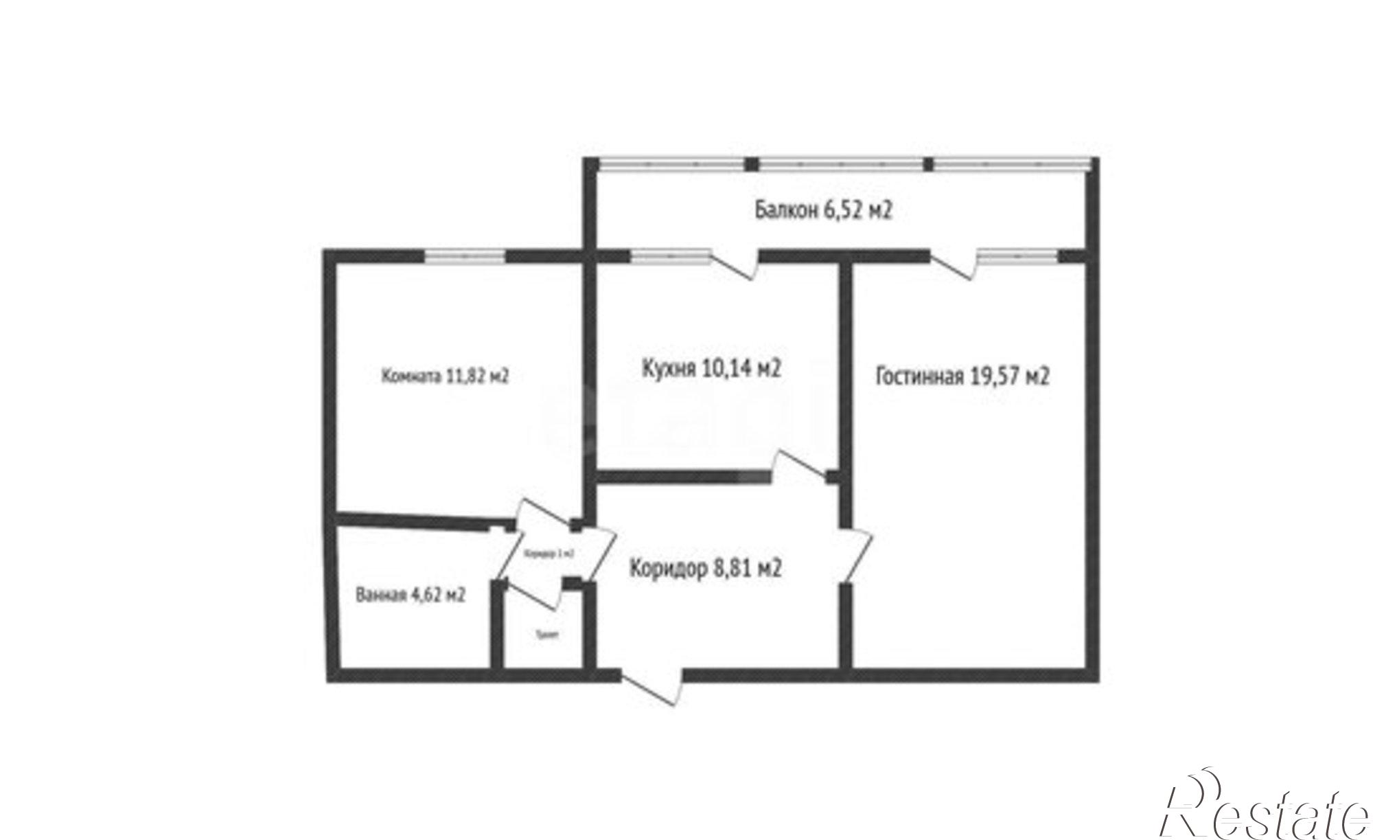 Купить квартиру за 6 700 000 рублей на Школьная улица, 5