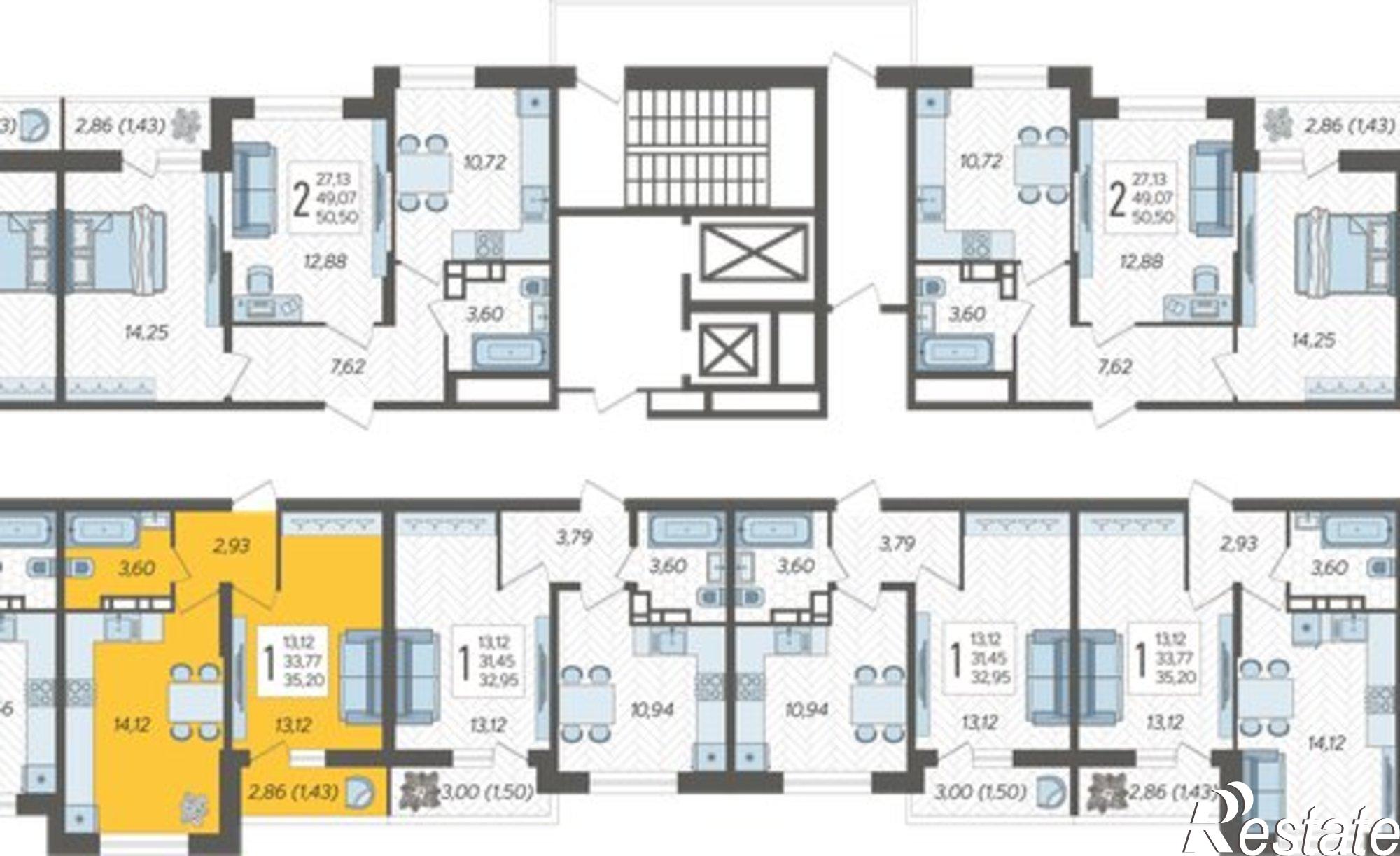 Купить квартиру за 5 227 200 рублей на улица им. Владимира Жириновского, 1 к10