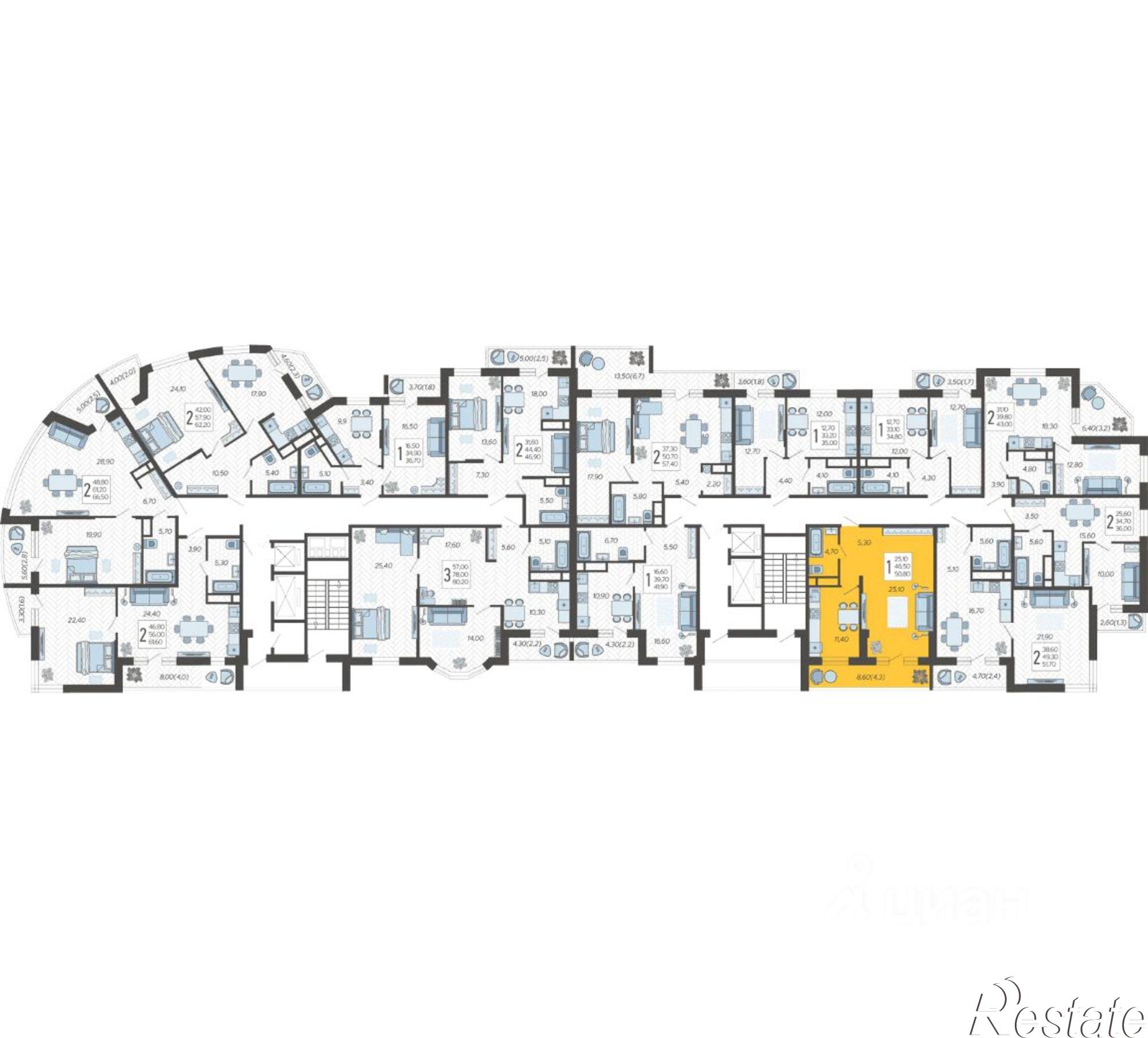 Купить квартиру за 6 361 200 рублей на улица Садовое Кольцо, 9