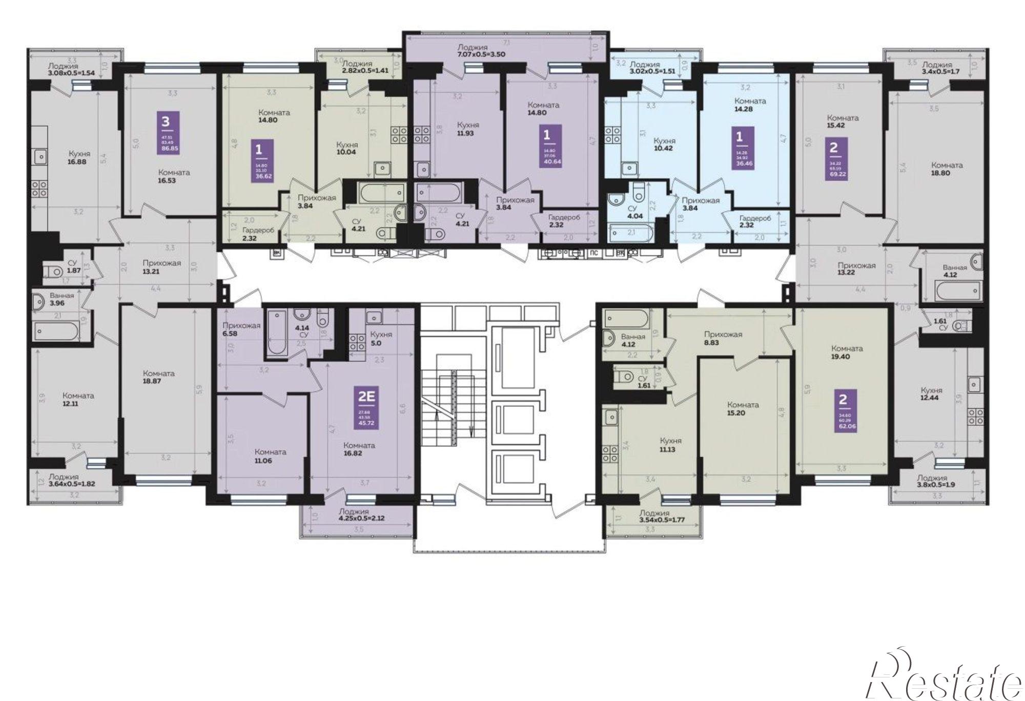 Купить квартиру за 6 340 870 рублей на Константиновская улица, 5К2