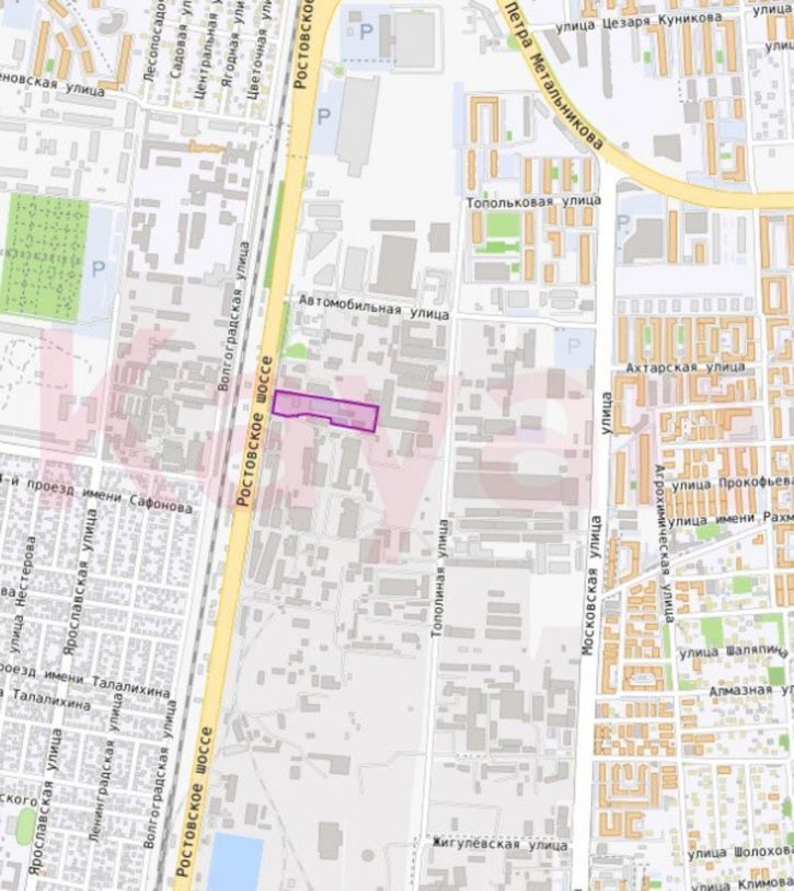 Земельный участок Ростовское Шоссе ул.