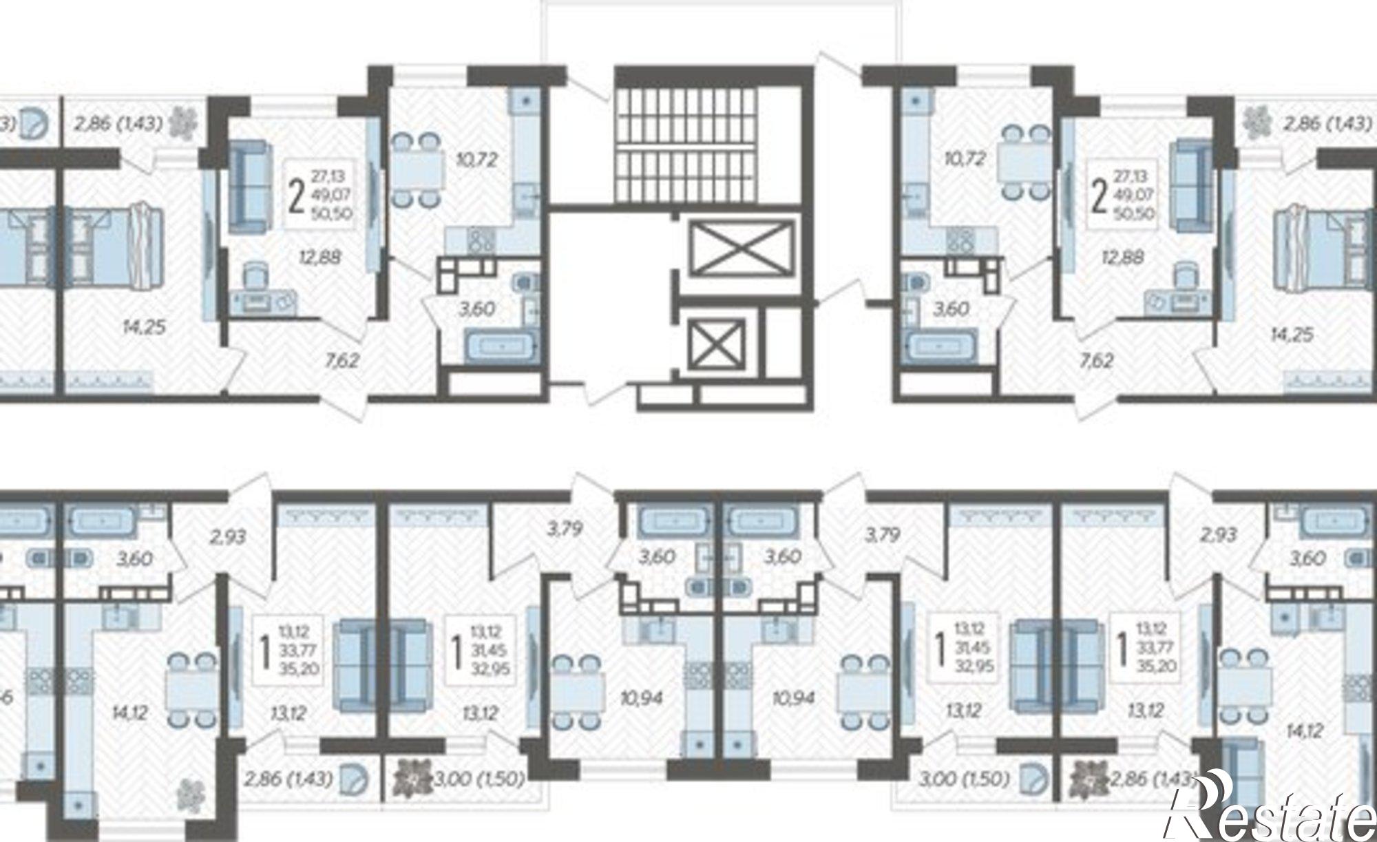 Купить квартиру за 6 419 040 рублей на улица им. Владимира Жириновского, 1 к10