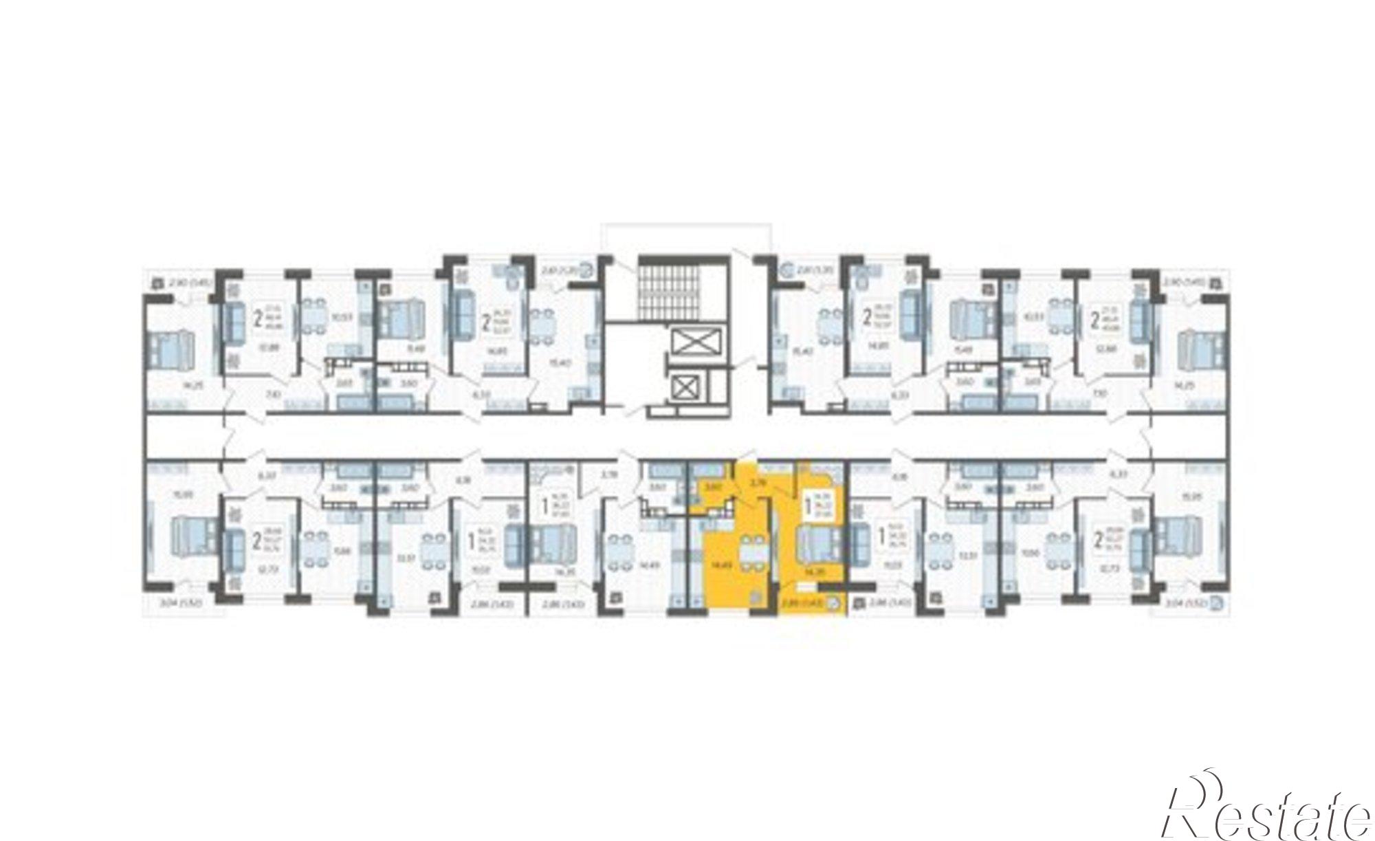 Купить квартиру за 5 764 220 рублей на ул Дальневосточная, 14